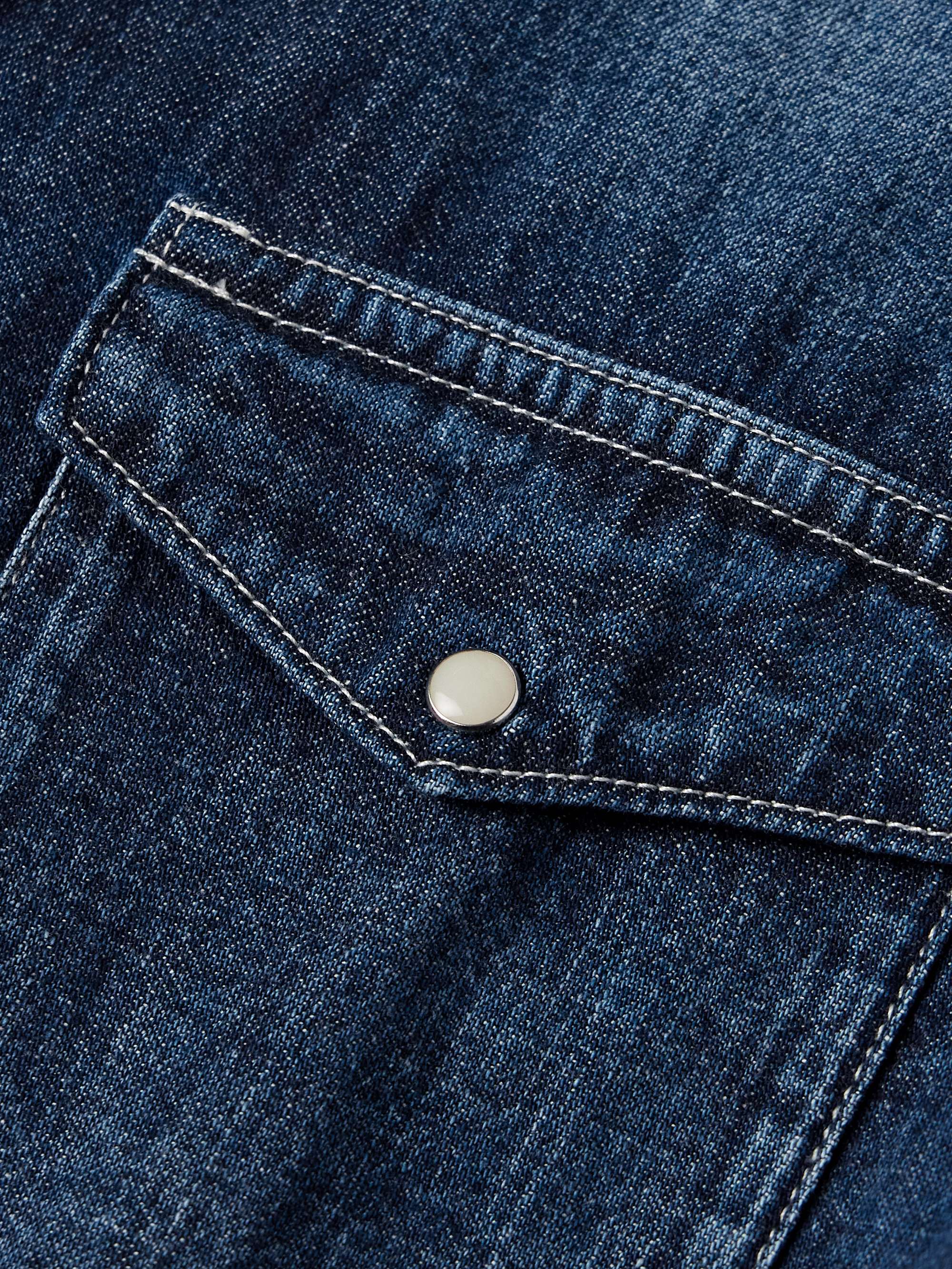 Social Sculpture Denim Western Shirt view