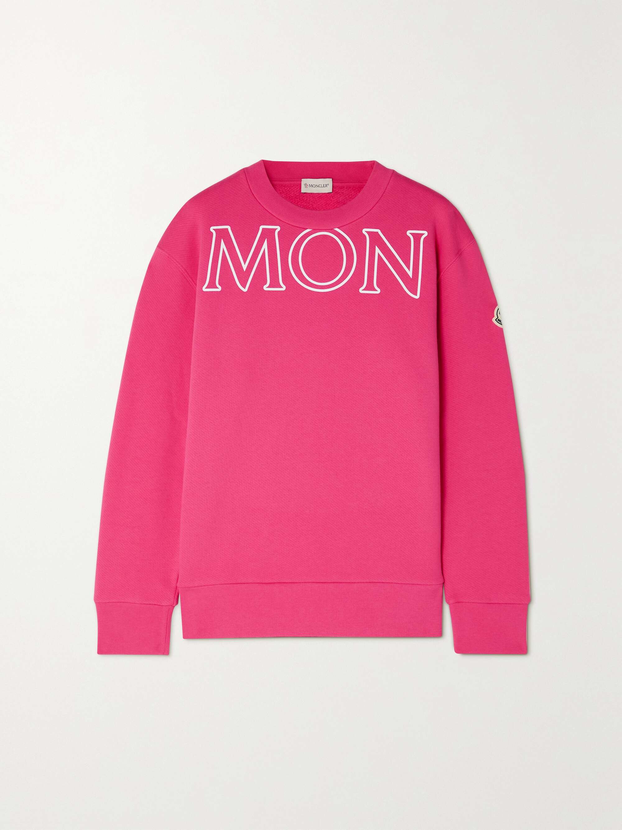 Printed cotton-jersey sweatshirt view