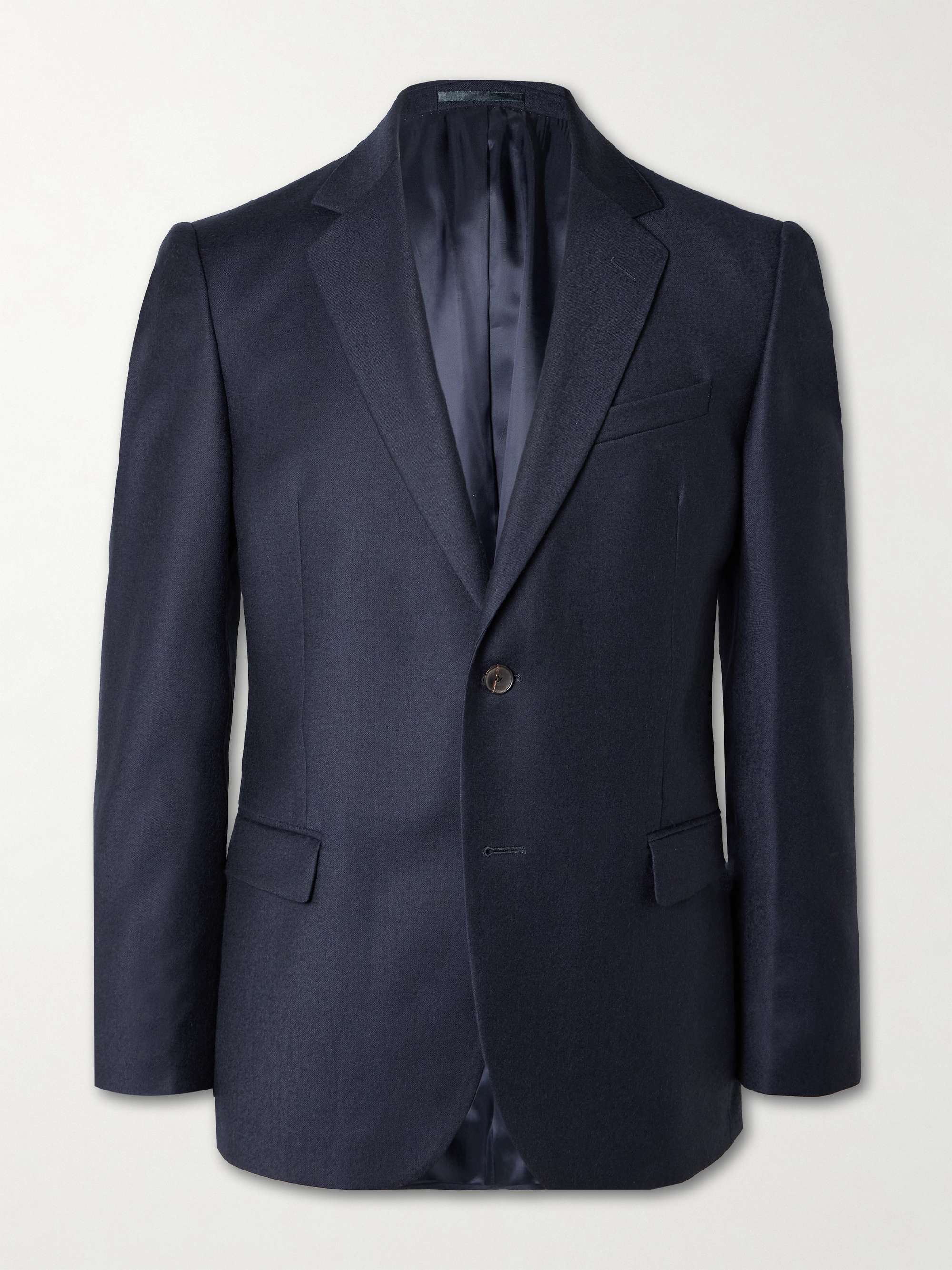 Regular-Fit Wool-Flannel Suit Jacket view