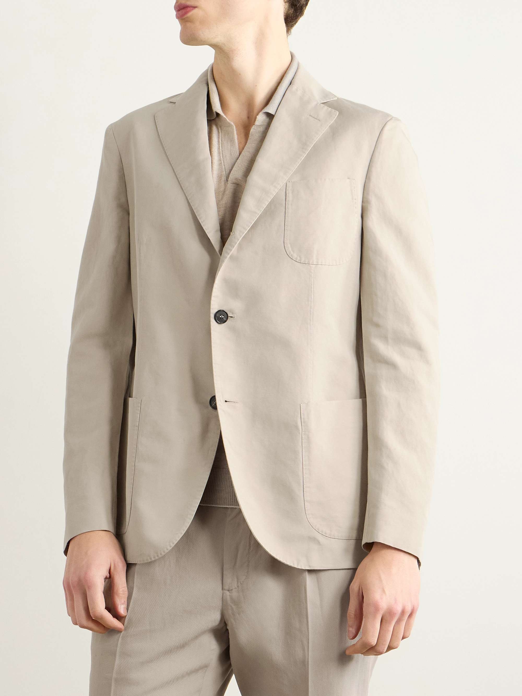 Venezia 1951 Garment-Dyed Chinolino Suit Jacket view