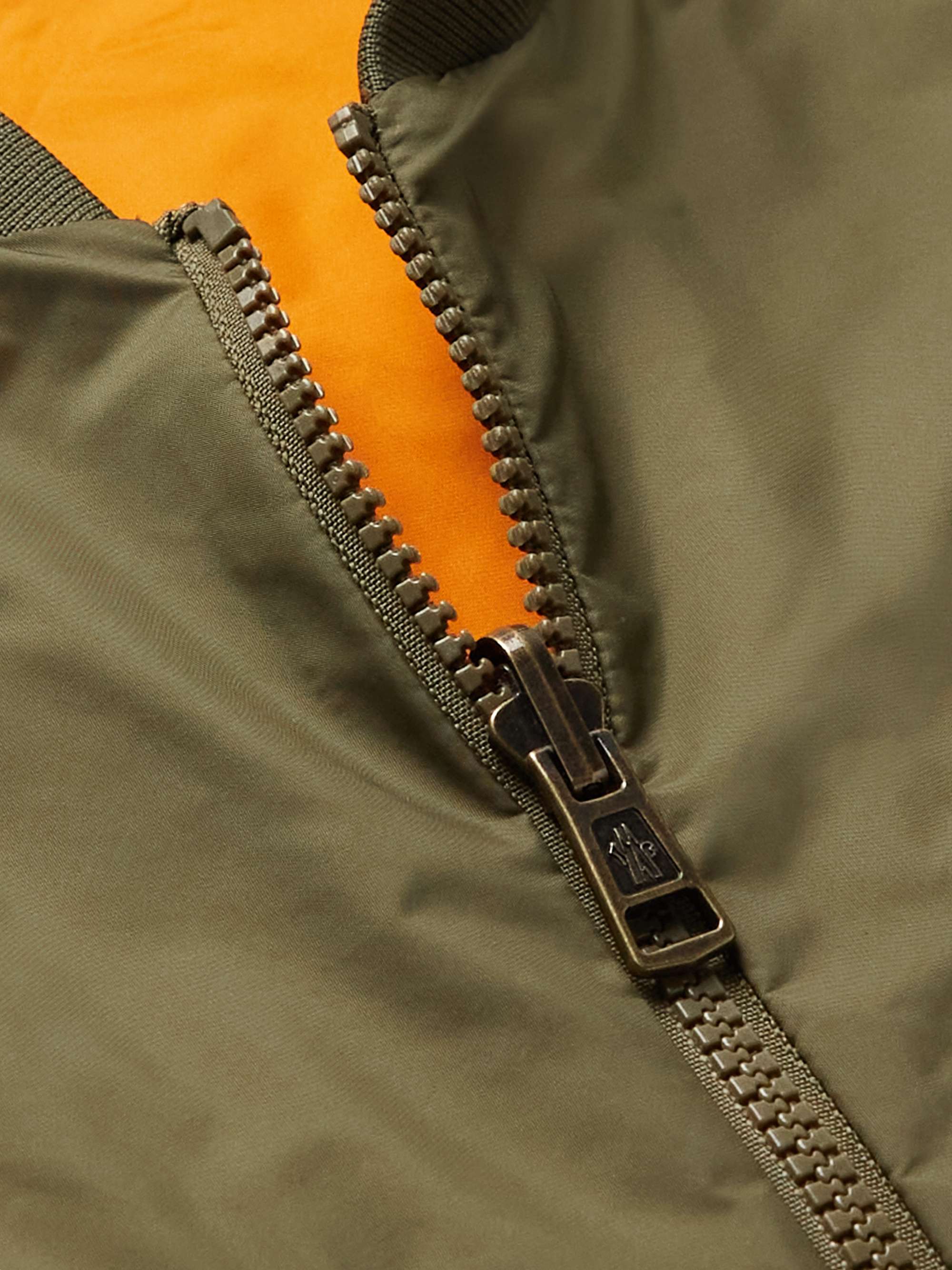 Ouveze Logo-Appliquéd Shell Bomber Jacket view