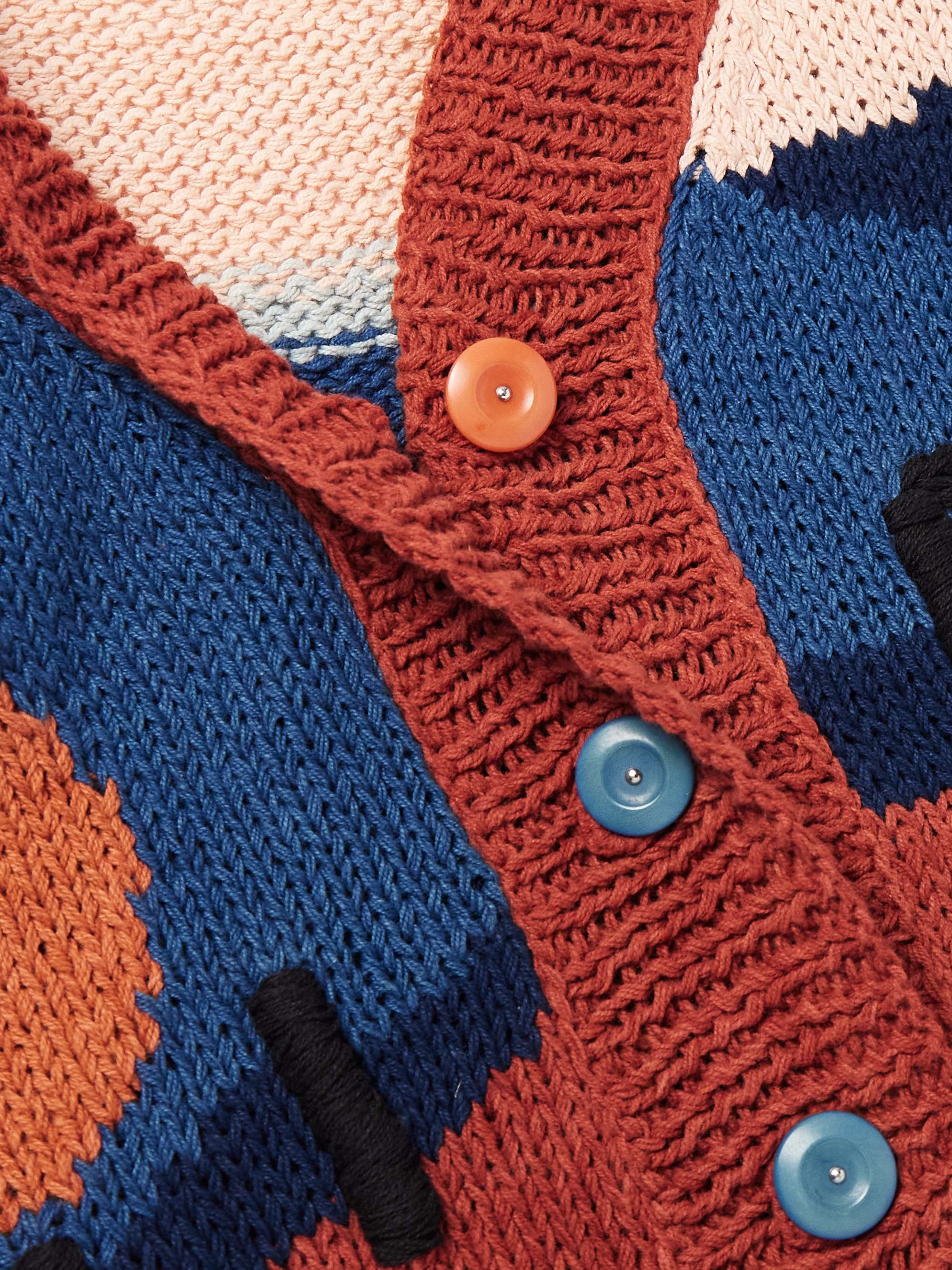 Sunwell Embroidered Organic Cotton Cardigan view