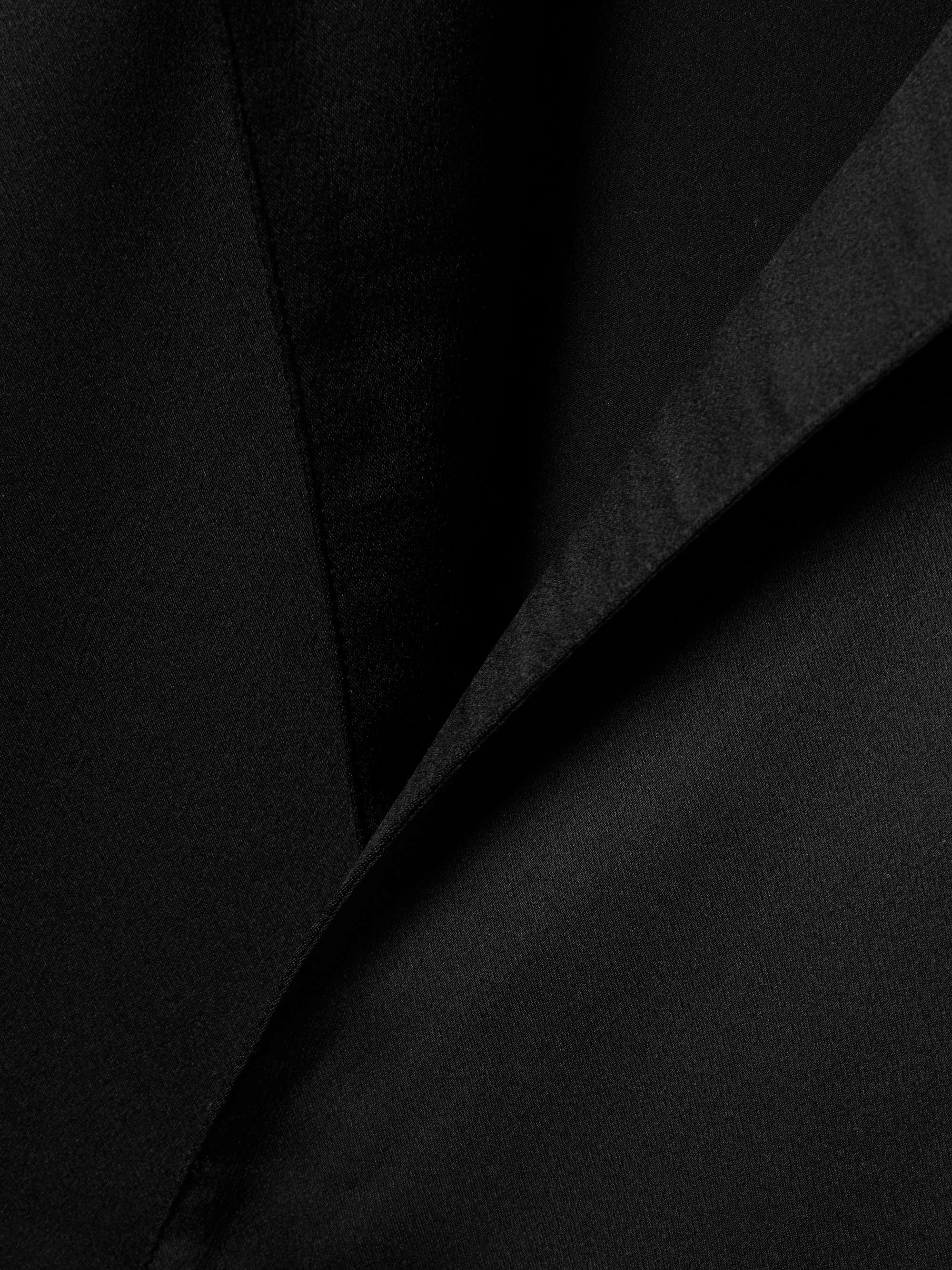 Silk-satin shirt view