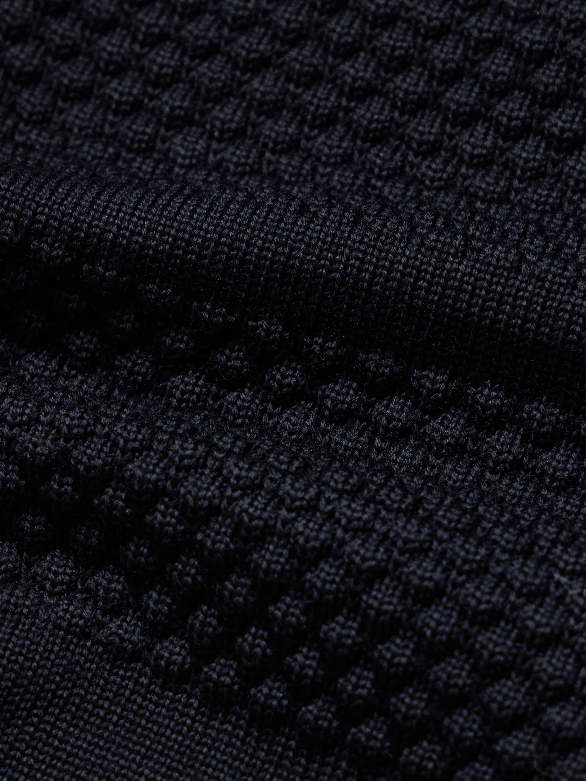 Fisherman II Textured Virgin Wool Sweater view