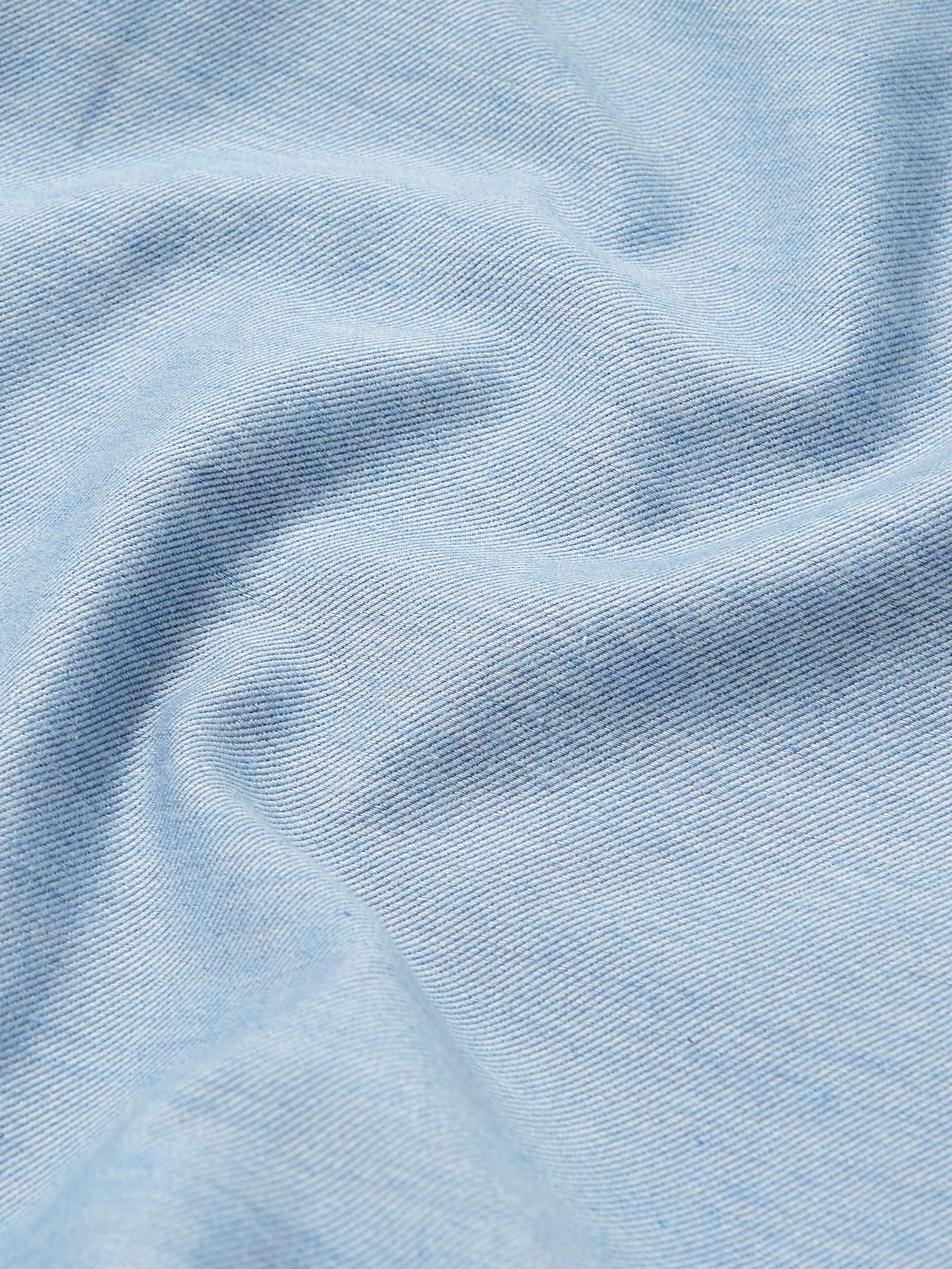 André Cotton and Cashmere-Blend Twill Shirt view
