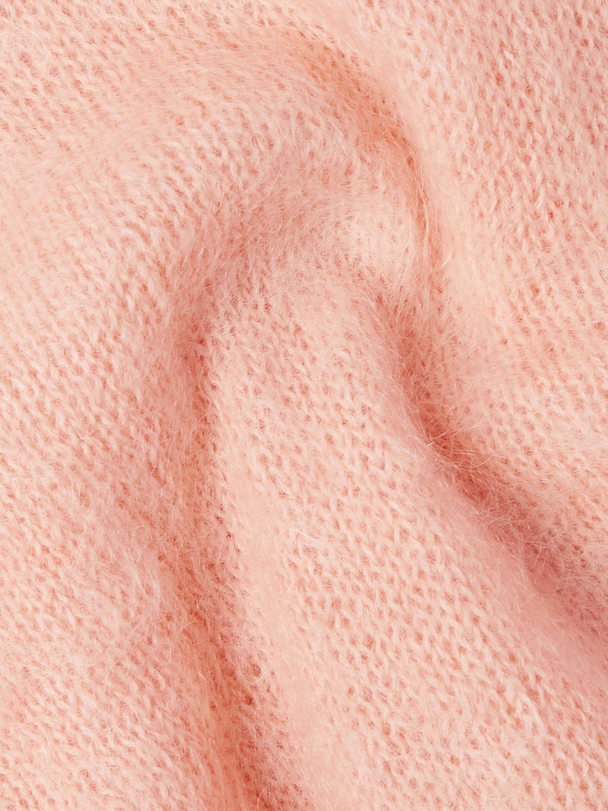 Oversized Brushed Mohair and Wool-Blend Sweater view