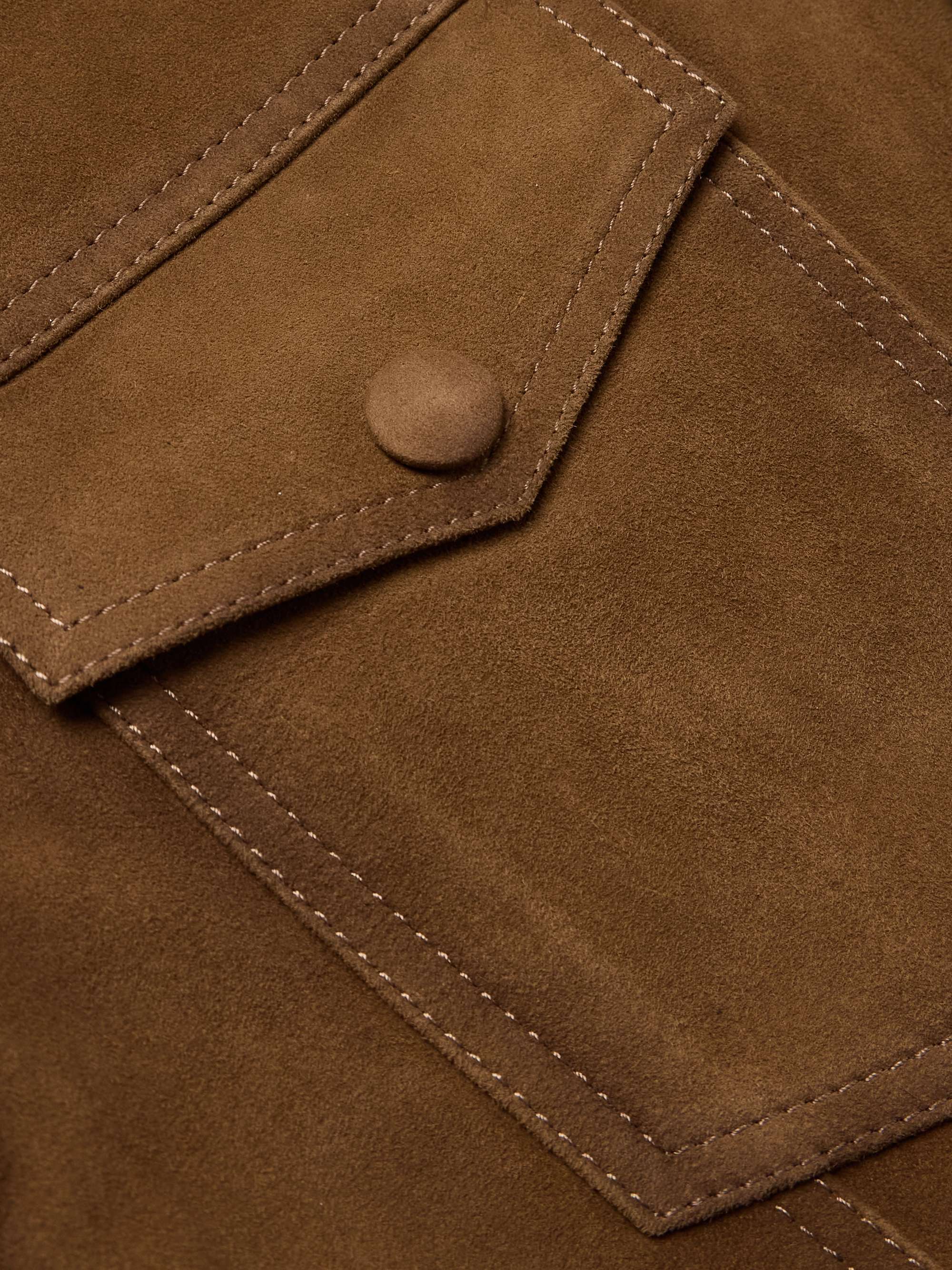 Leonide Burnished-Suede Jacket view