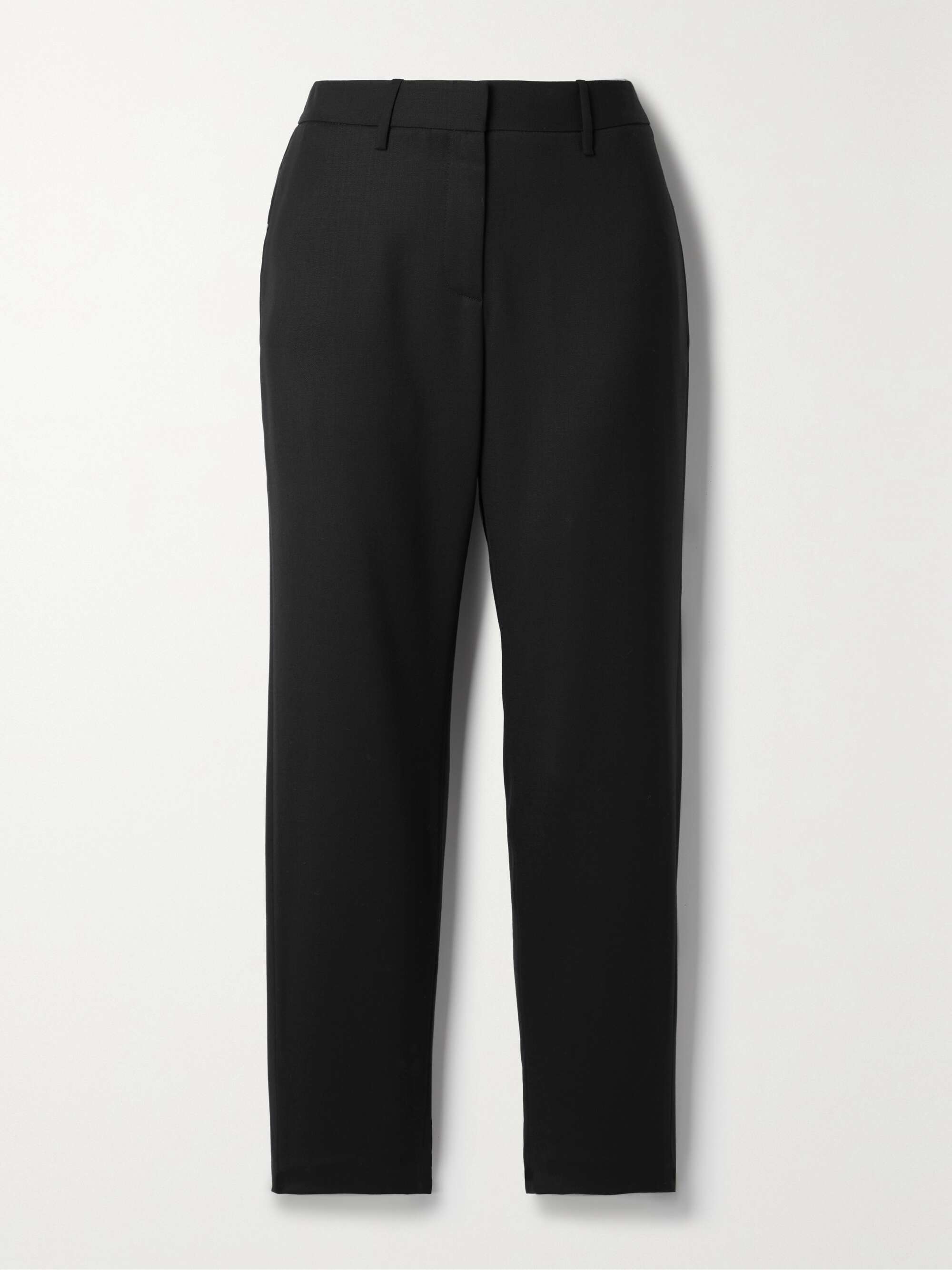 Tel Aviv wool-blend twill straight-leg pants view