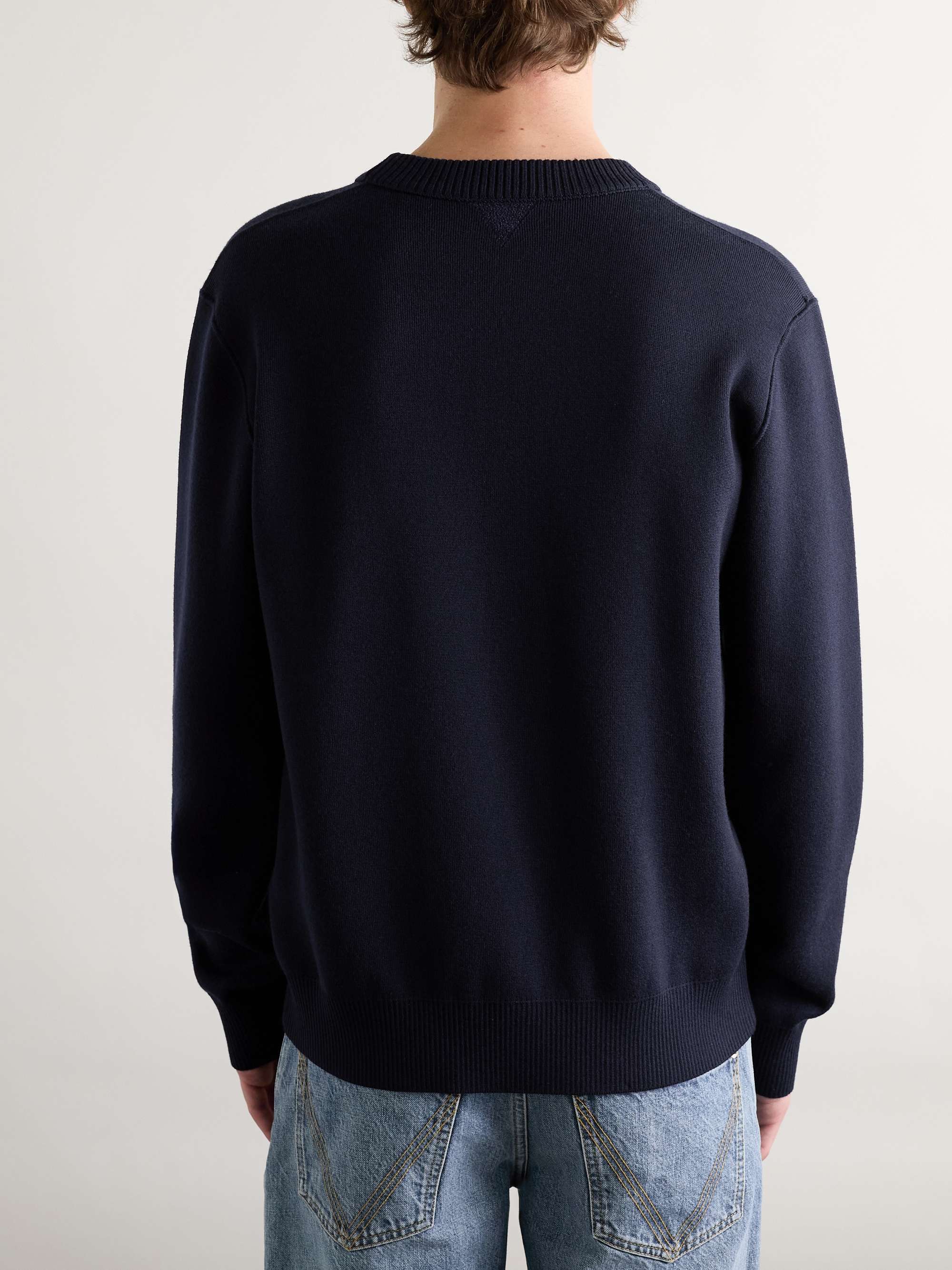 Embroidered Wool Sweater view