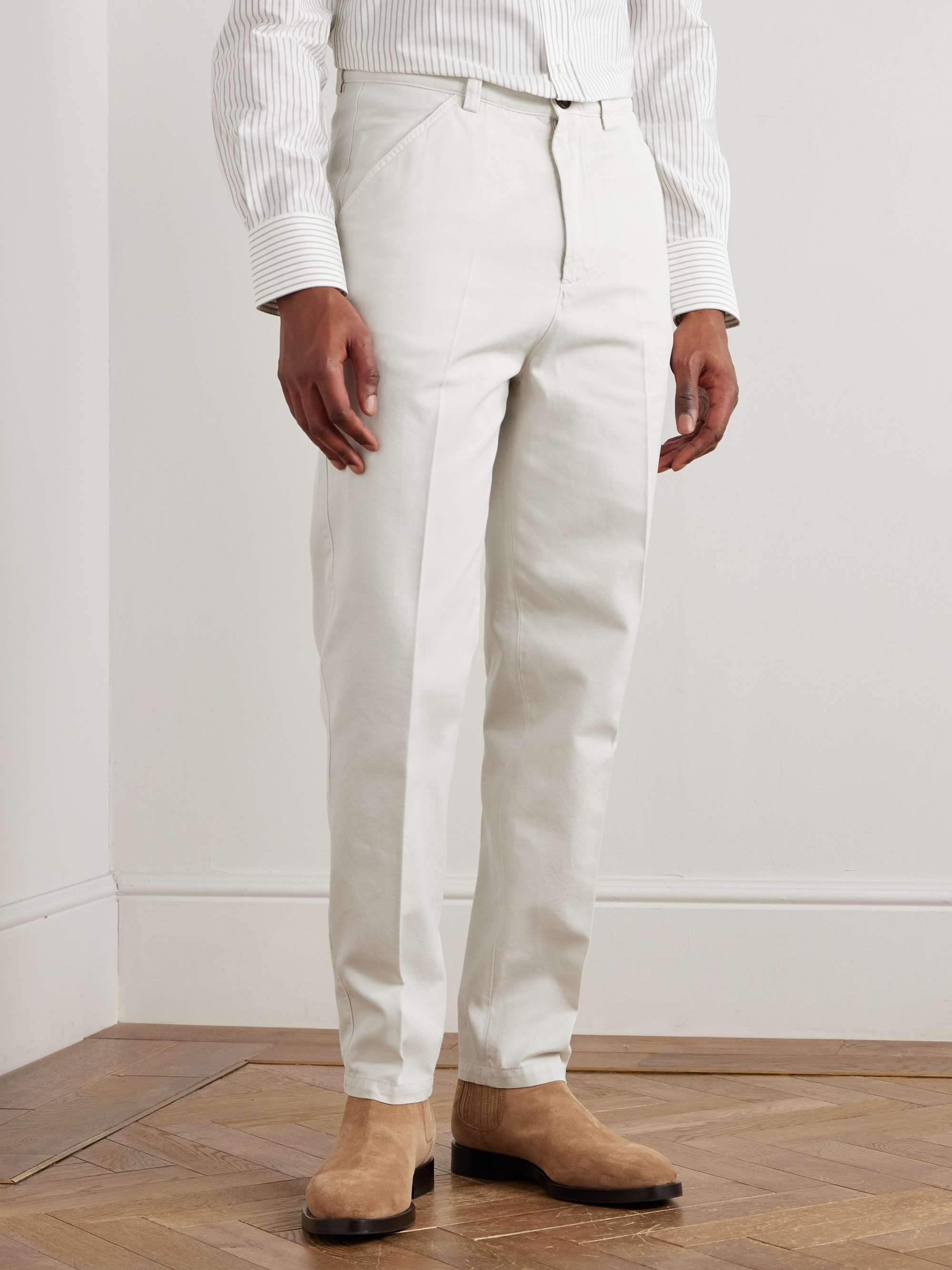Cotton-Twill Trousers view