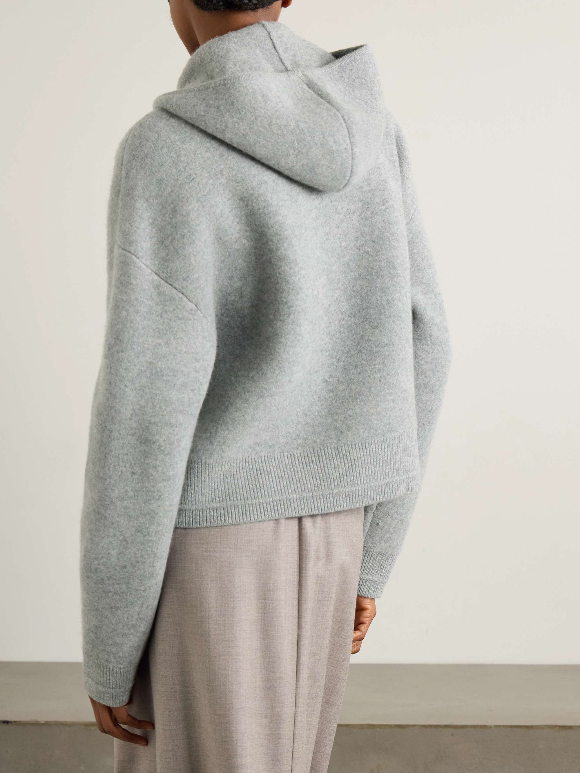 Merino wool hoodie view