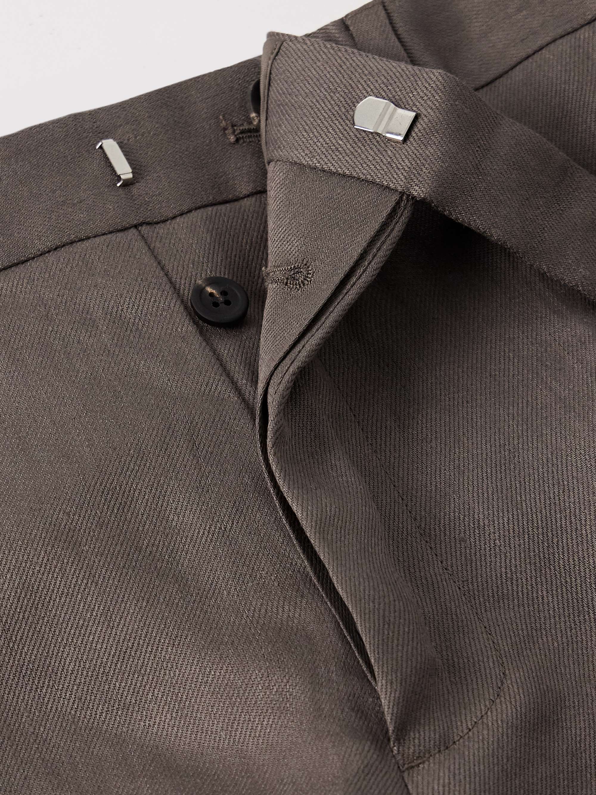 Dietrich Straight-Leg Twill Trousers view