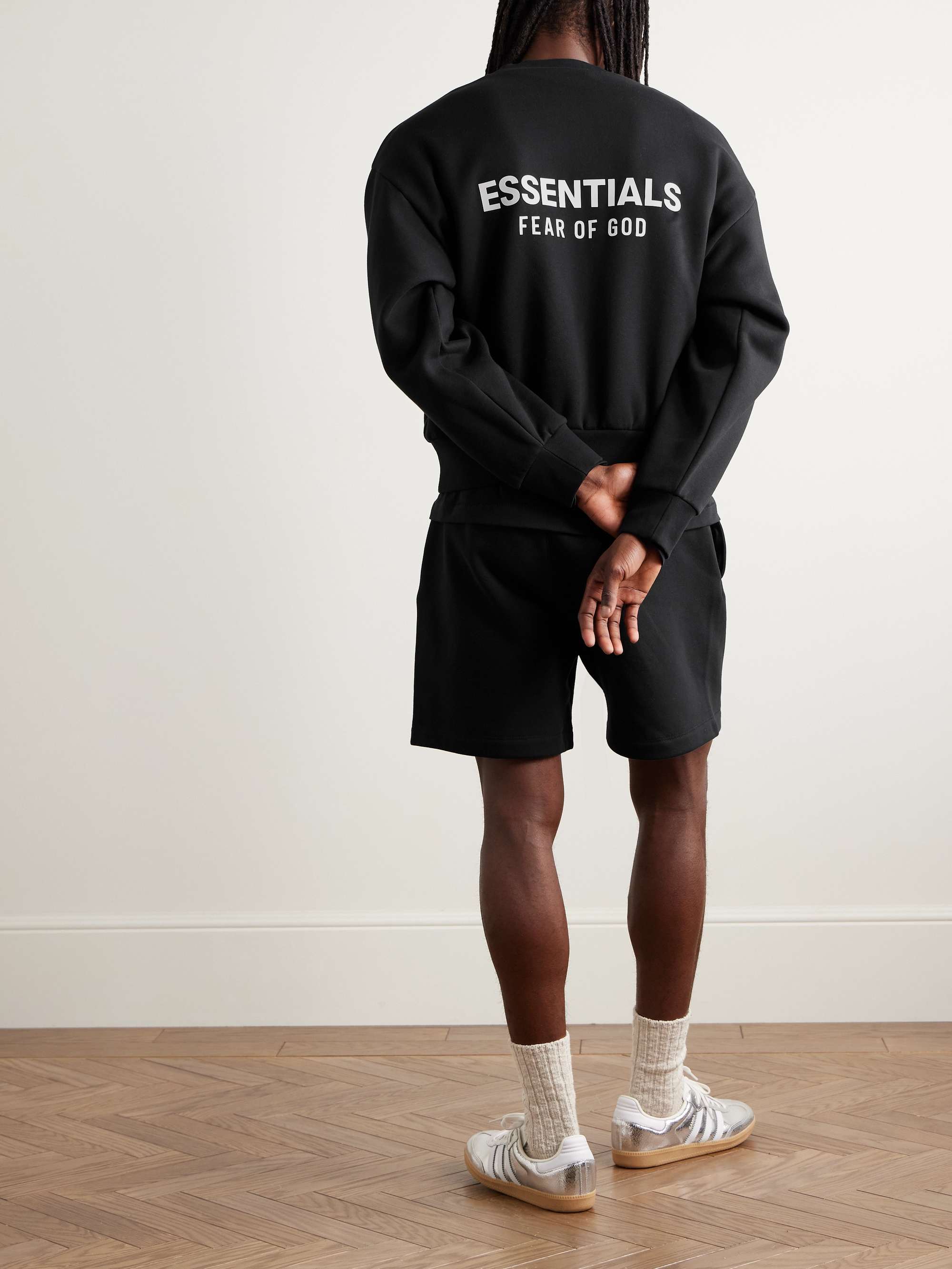 Logo-Appliquéd Cotton-Blend Jersey Sweatshirt view