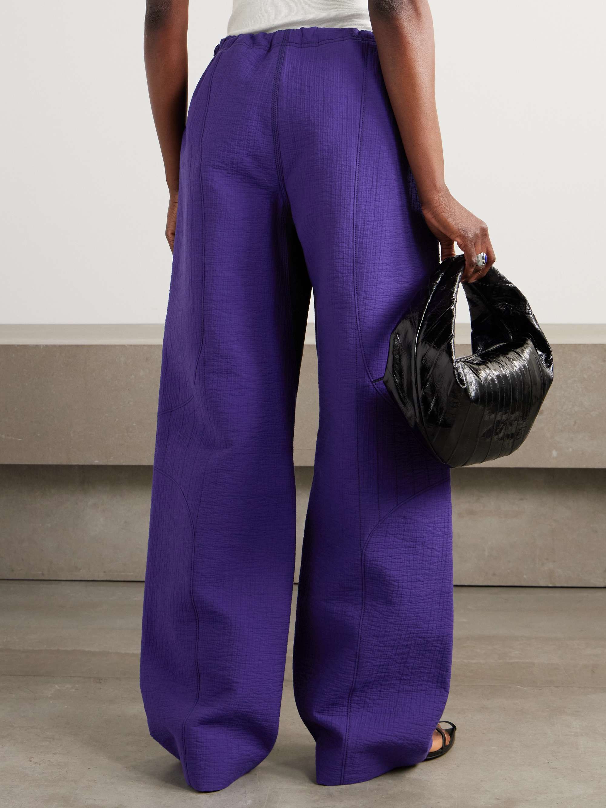 Cotton-blend pants view