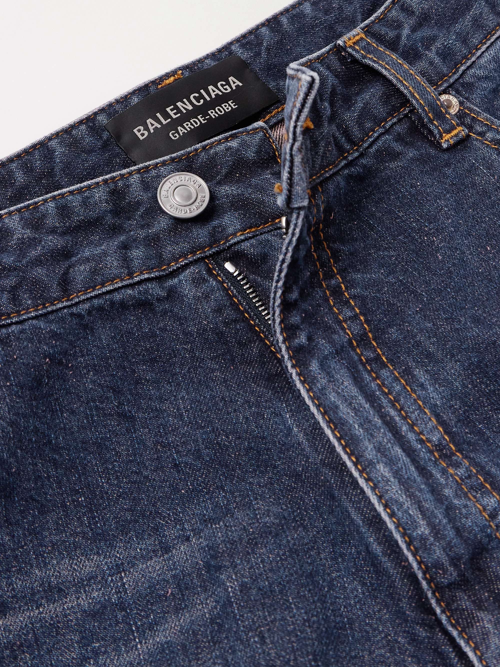 Mid-rise flared jeans view