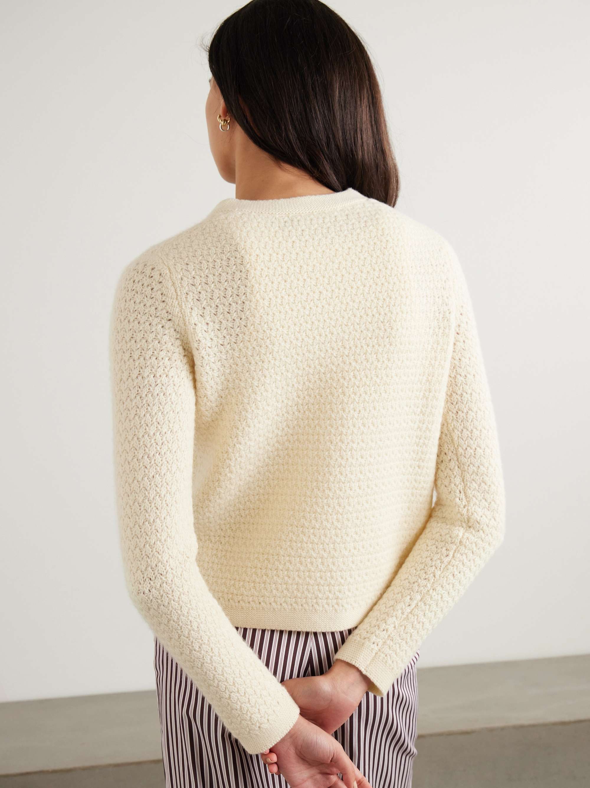 Tulip organic cashmere cardigan view