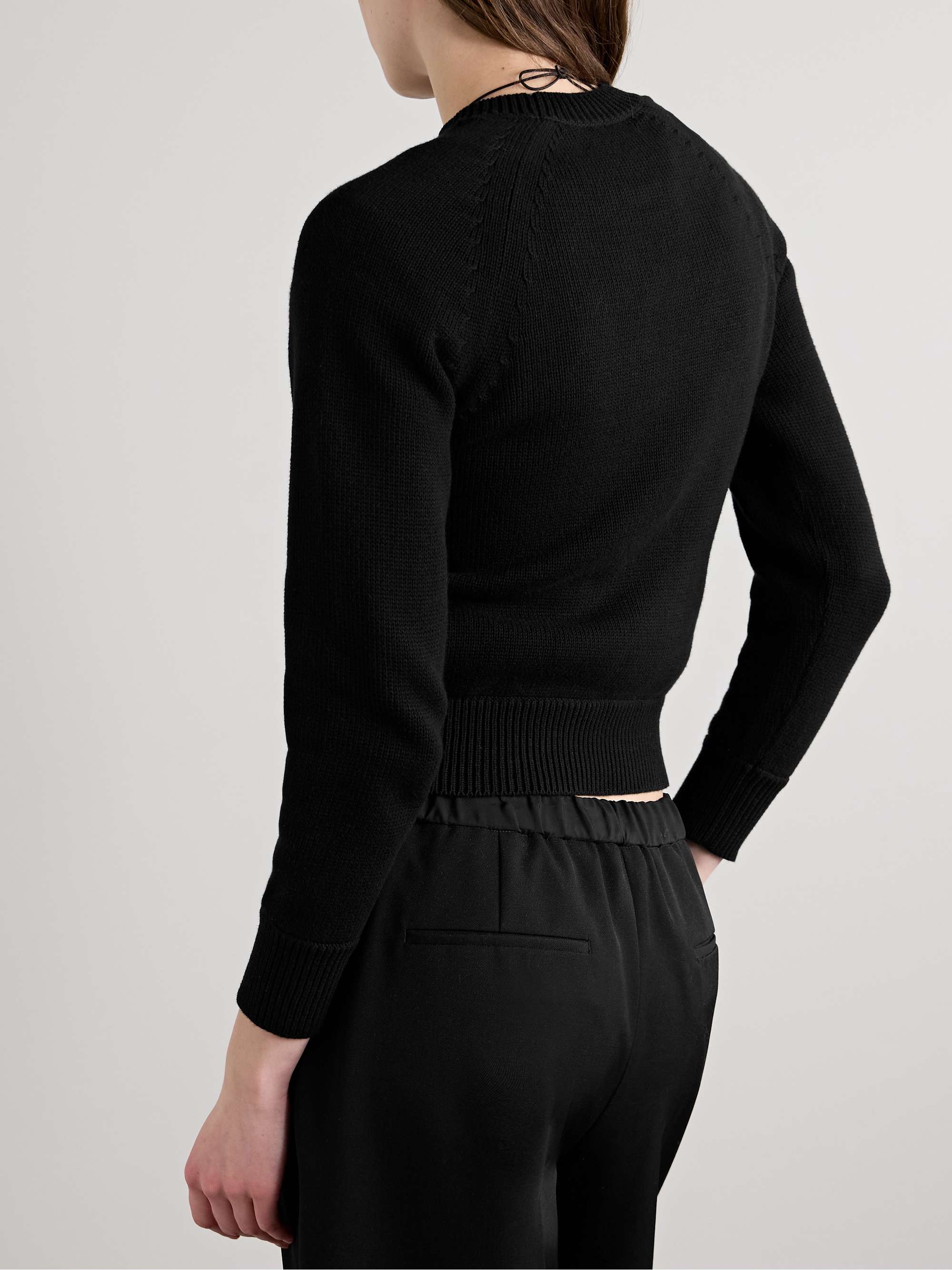 Cotton-blend sweater view