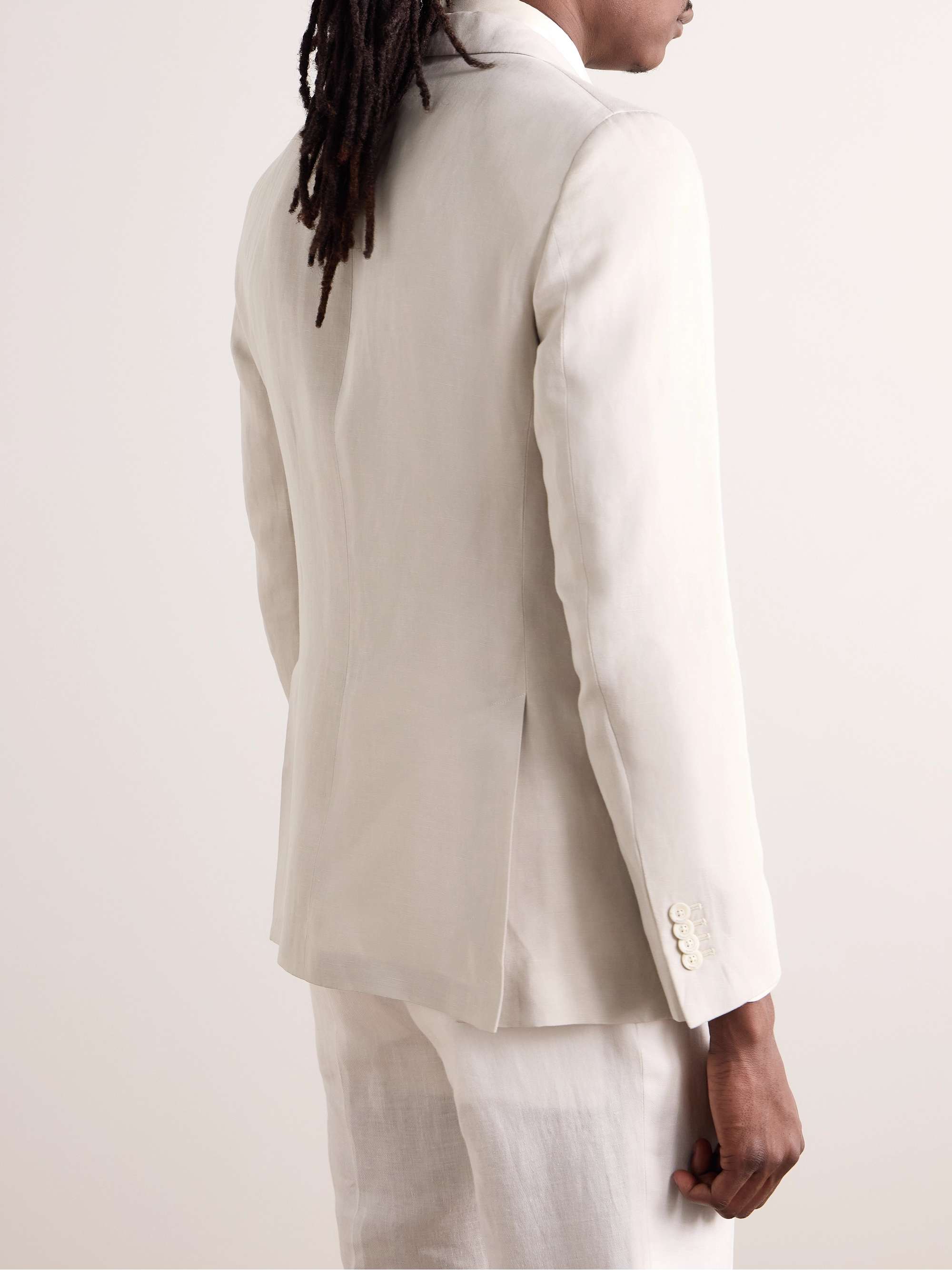 Lyocell and Linen-Blend Suit Jacket view
