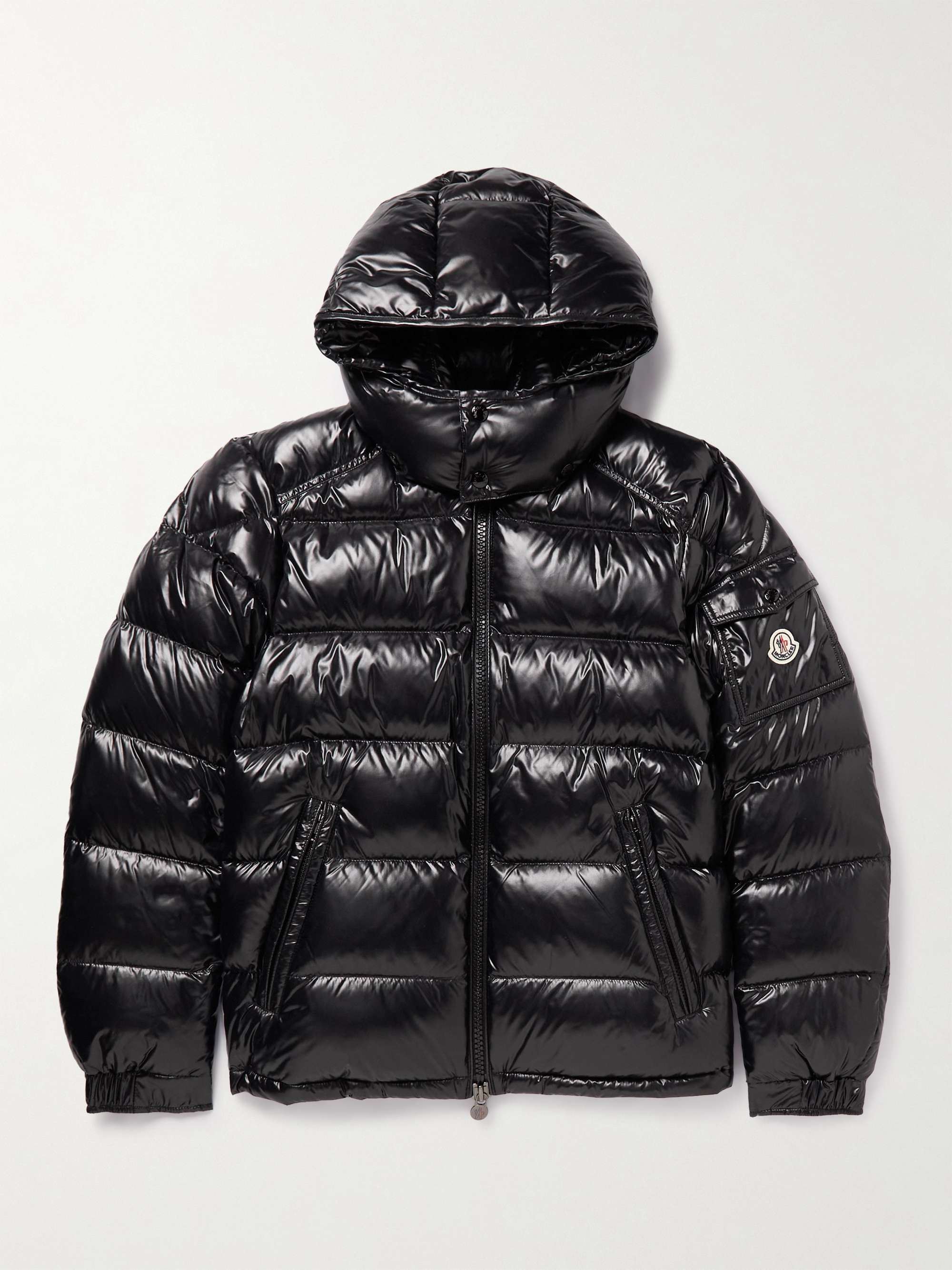 Moncler Maya Quilted Shell Hooded Down Jacket view