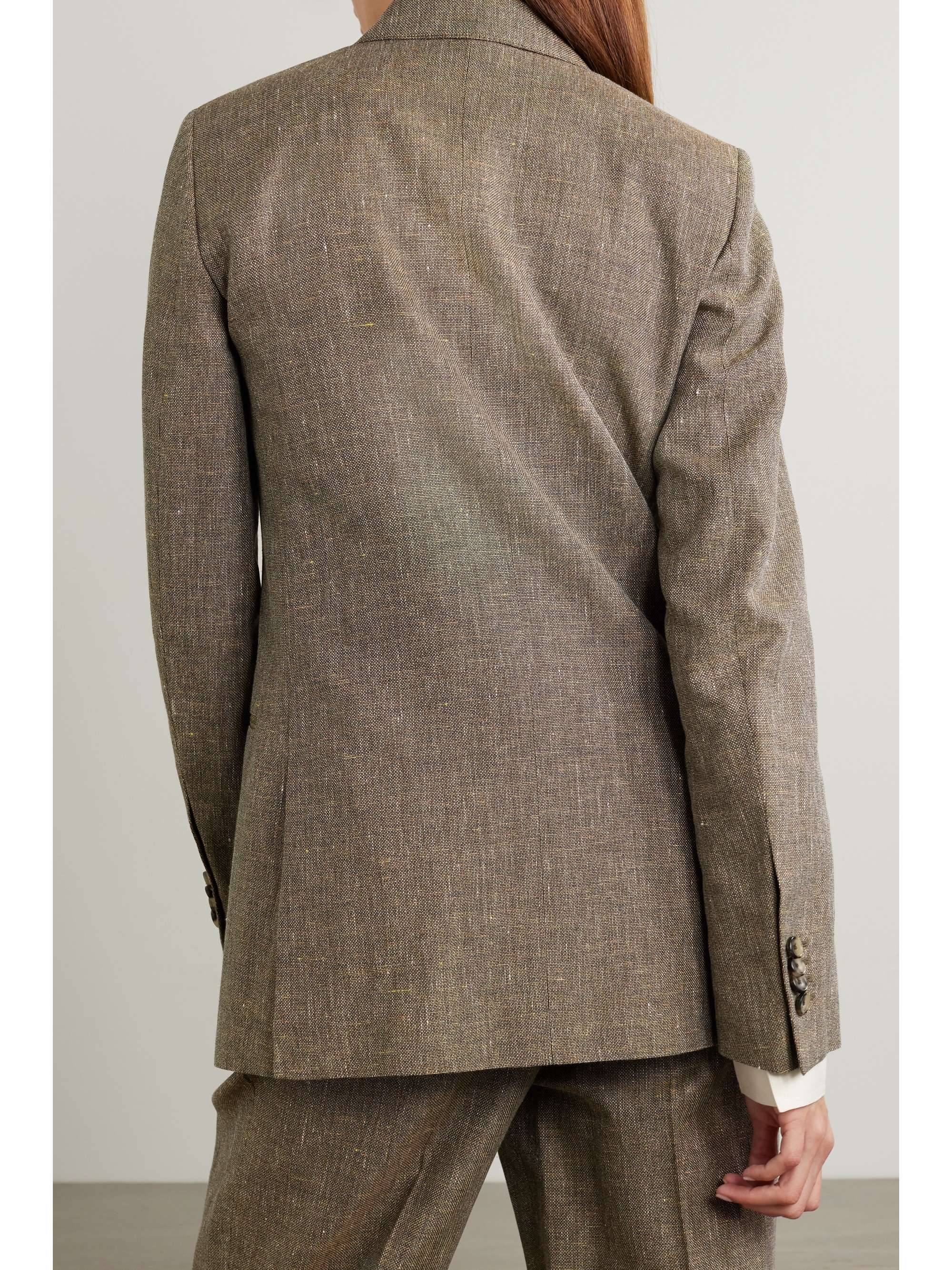 Aurora double-breasted woven blazer view