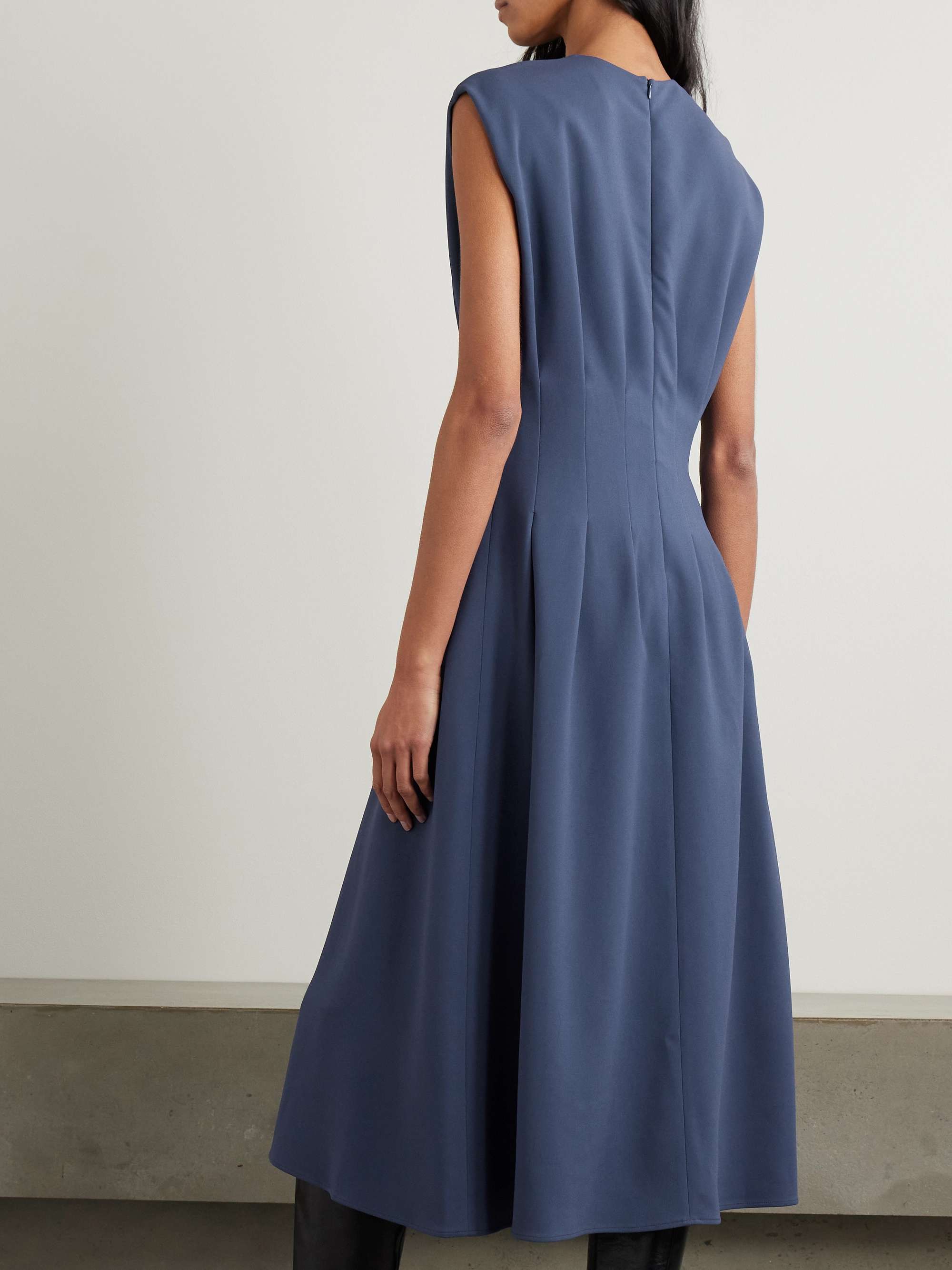 Delma pleated cady midi dress view