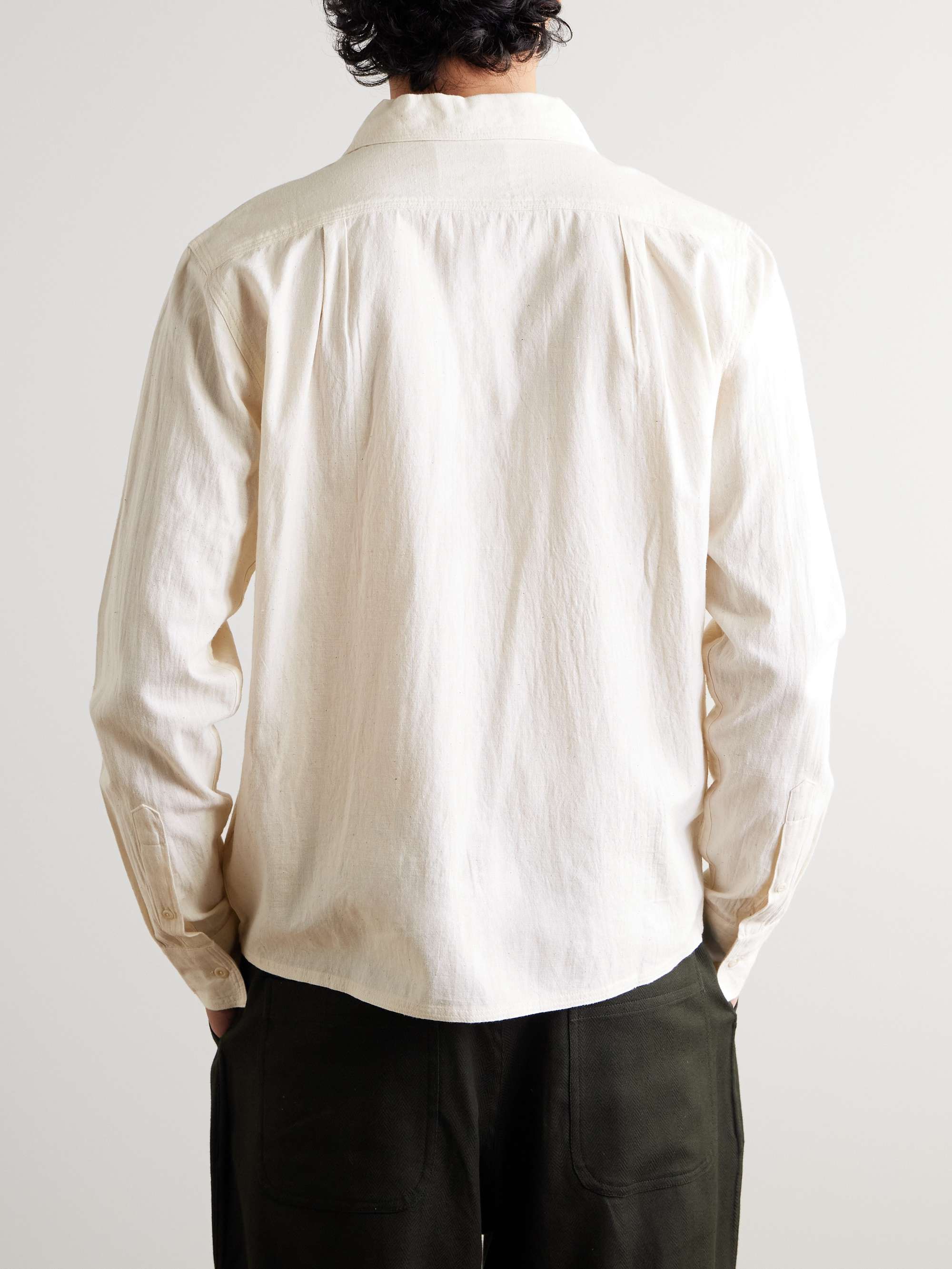 Chintan Embroidered Cotton Shirt view