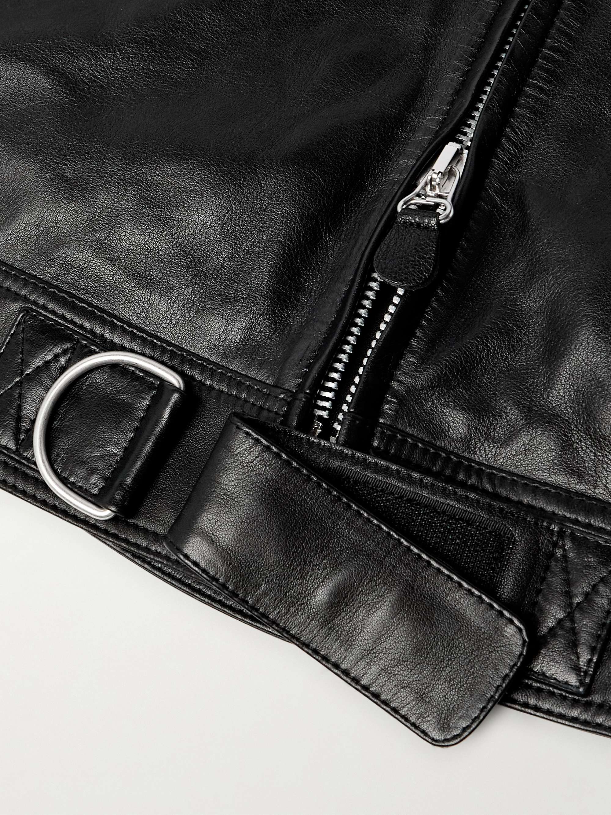 + Emporio Armani Grande Trix Leather Jacket view