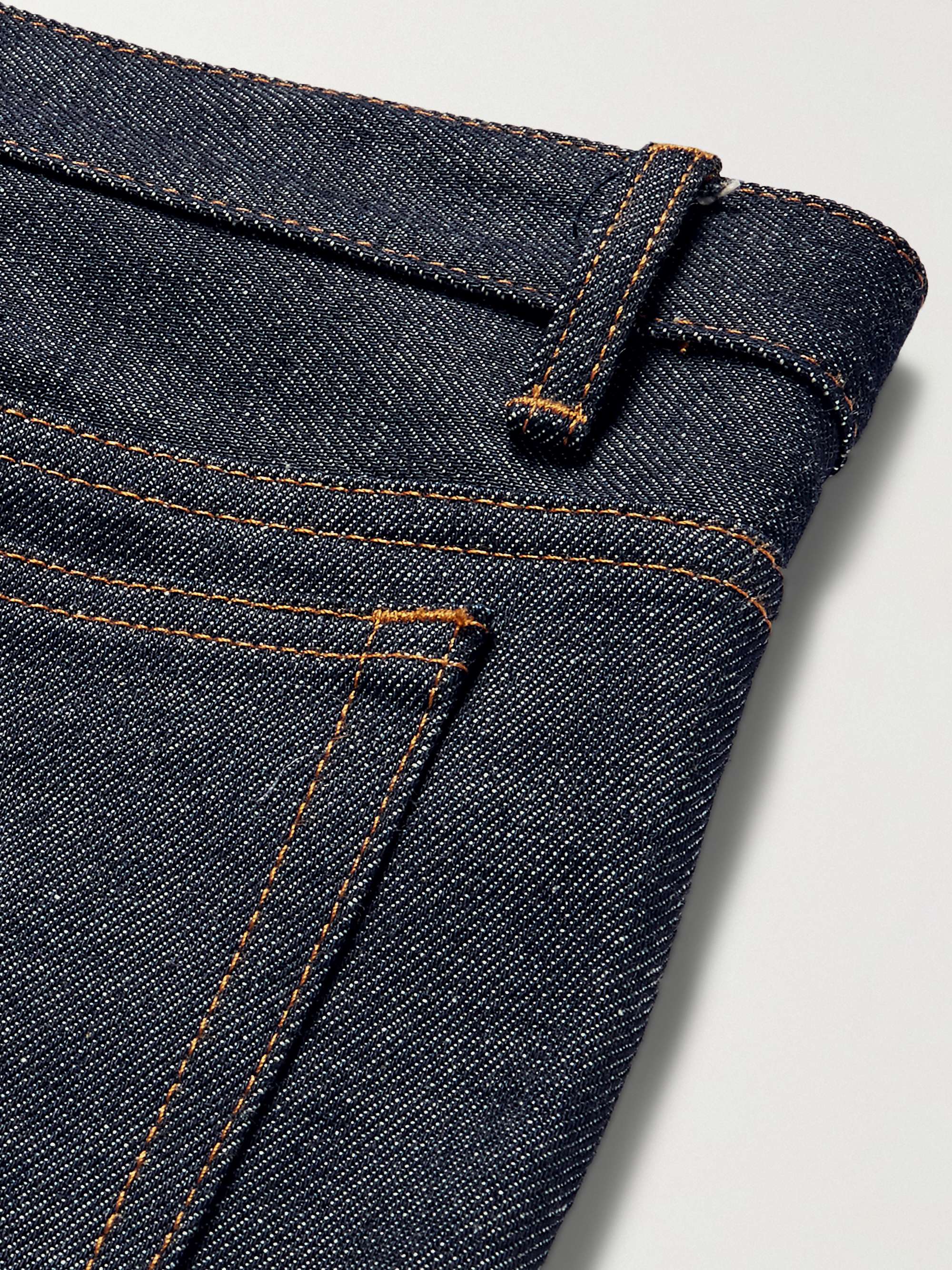 Petit Standard Slim-Fit Dry Selvedge Denim Jeans view