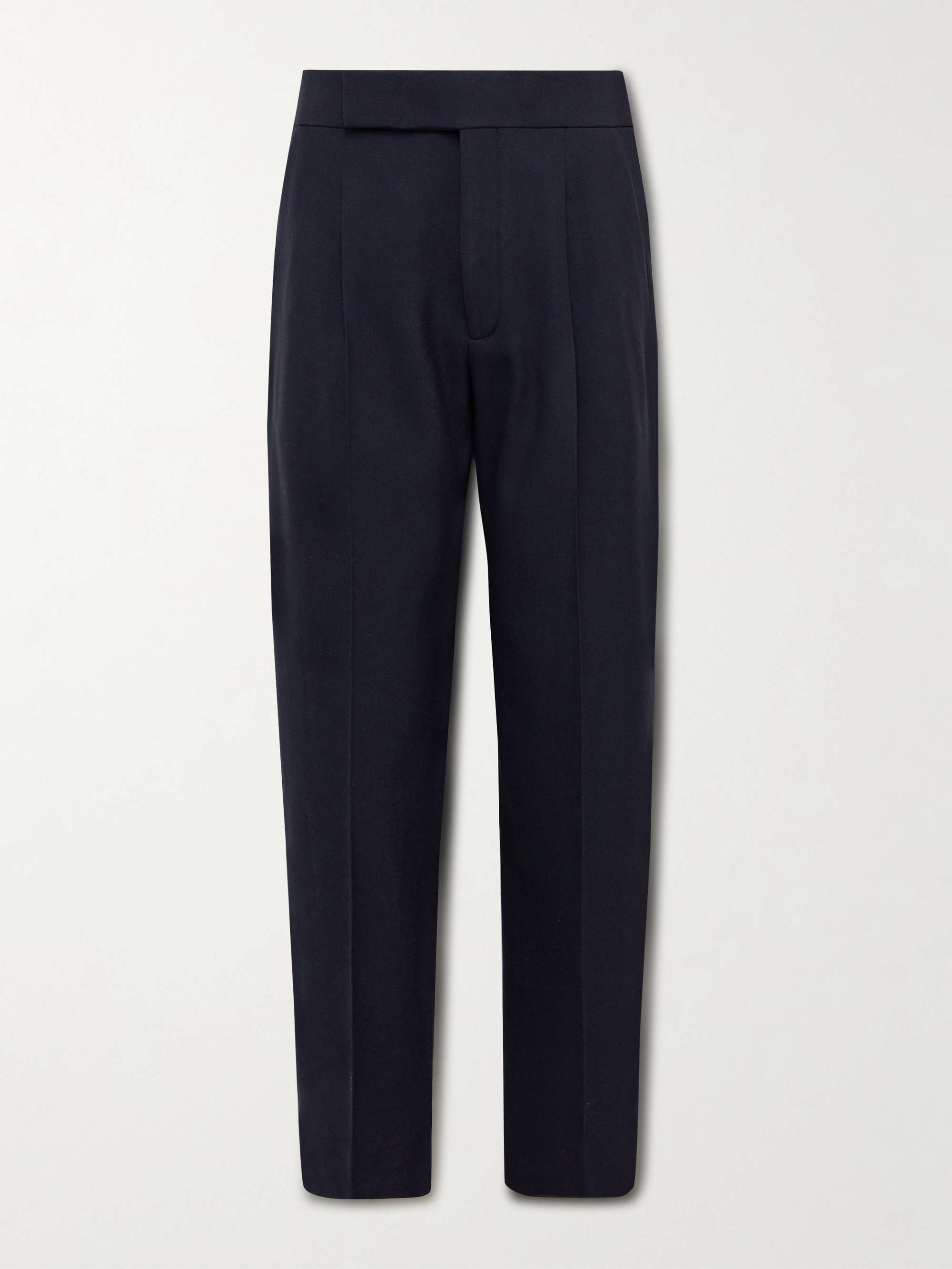 Eternal Wide-Leg Pleated Virgin Wool Trousers view