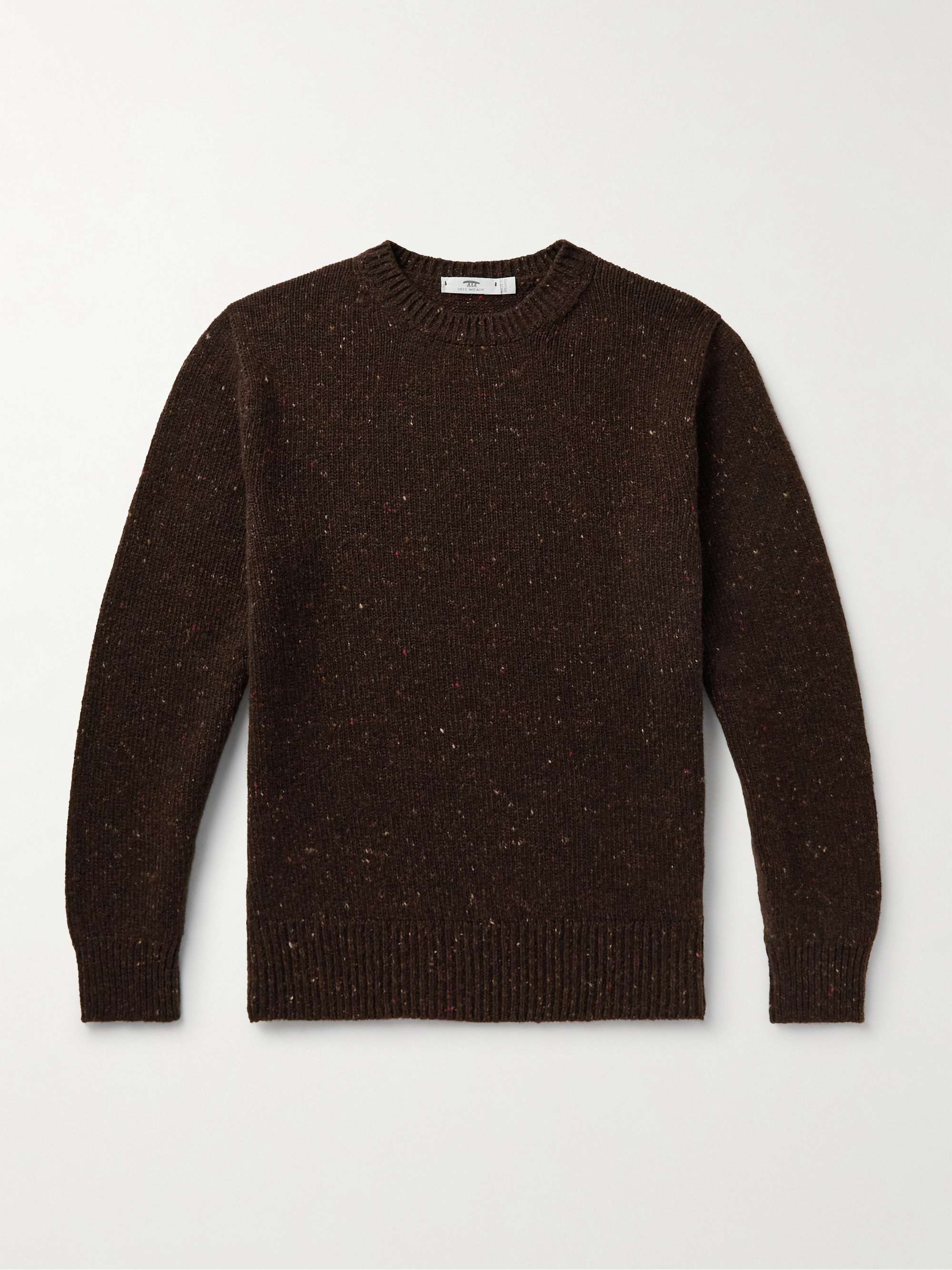Donegal Merino Wool and Cashmere-Blend Sweater view