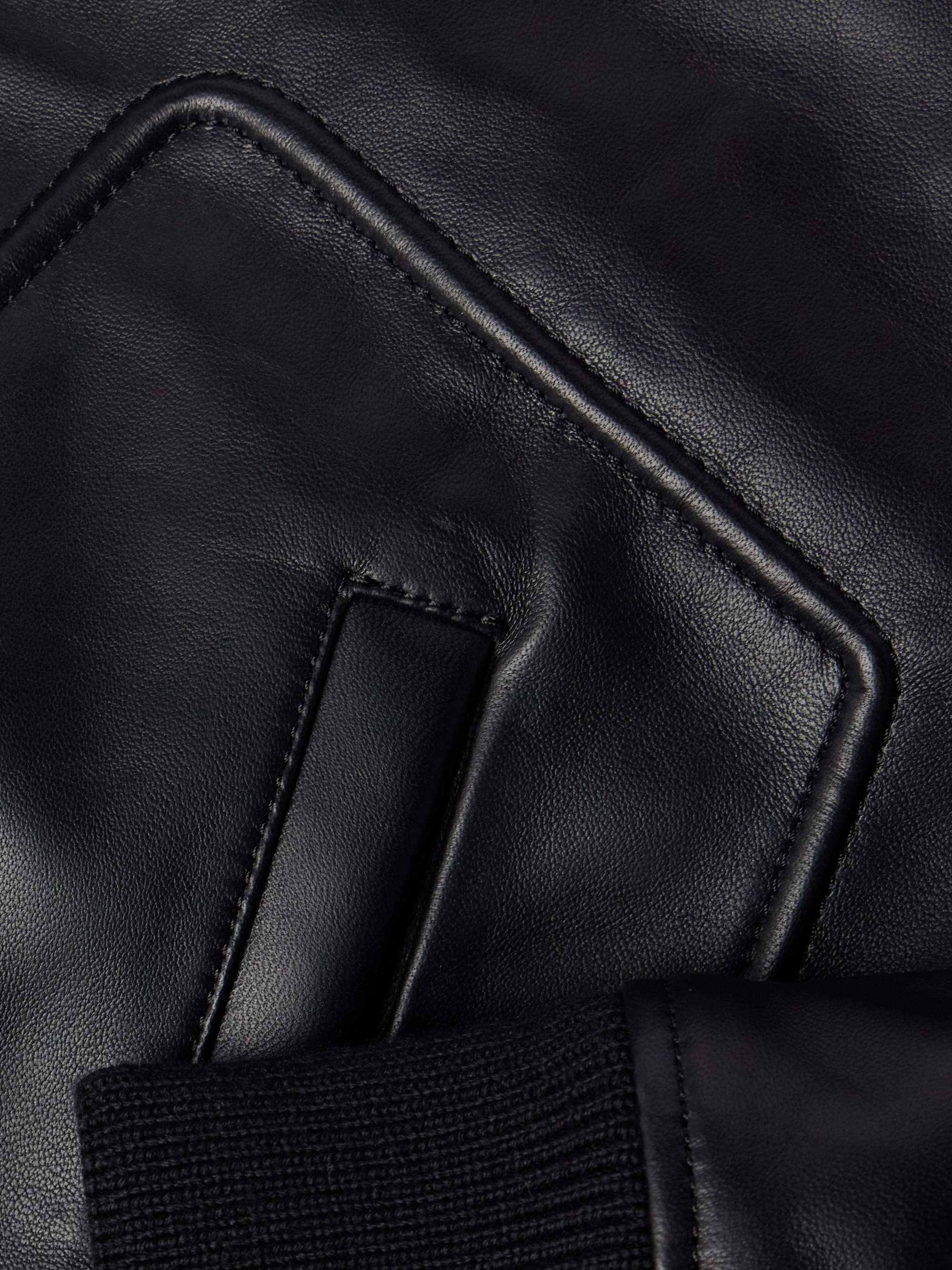 Cesar Leather Bomber Jacket view