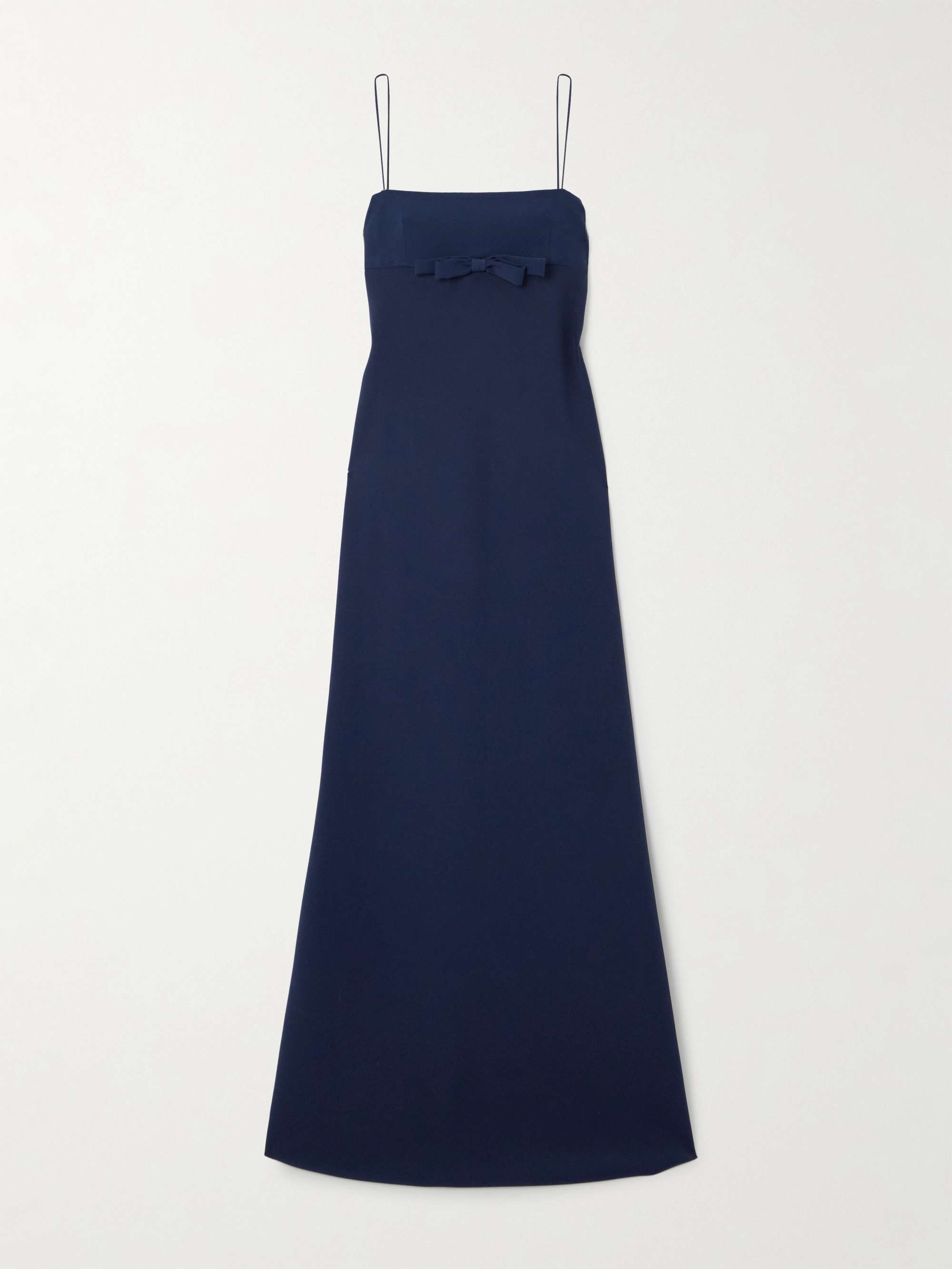 Phil bow-embellished crepe gown view