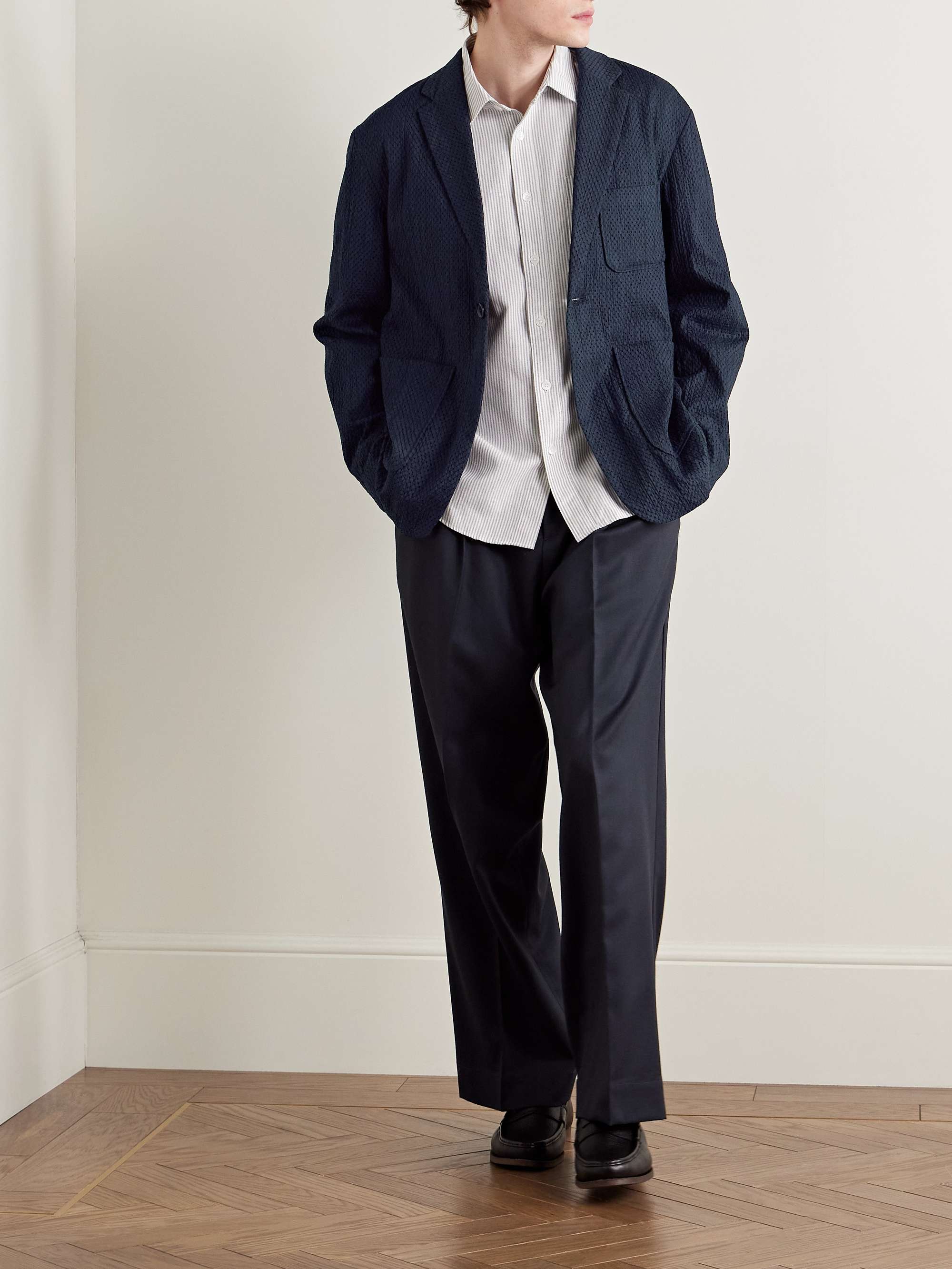 Meyer Unstructured Cotton-Lace Blazer view
