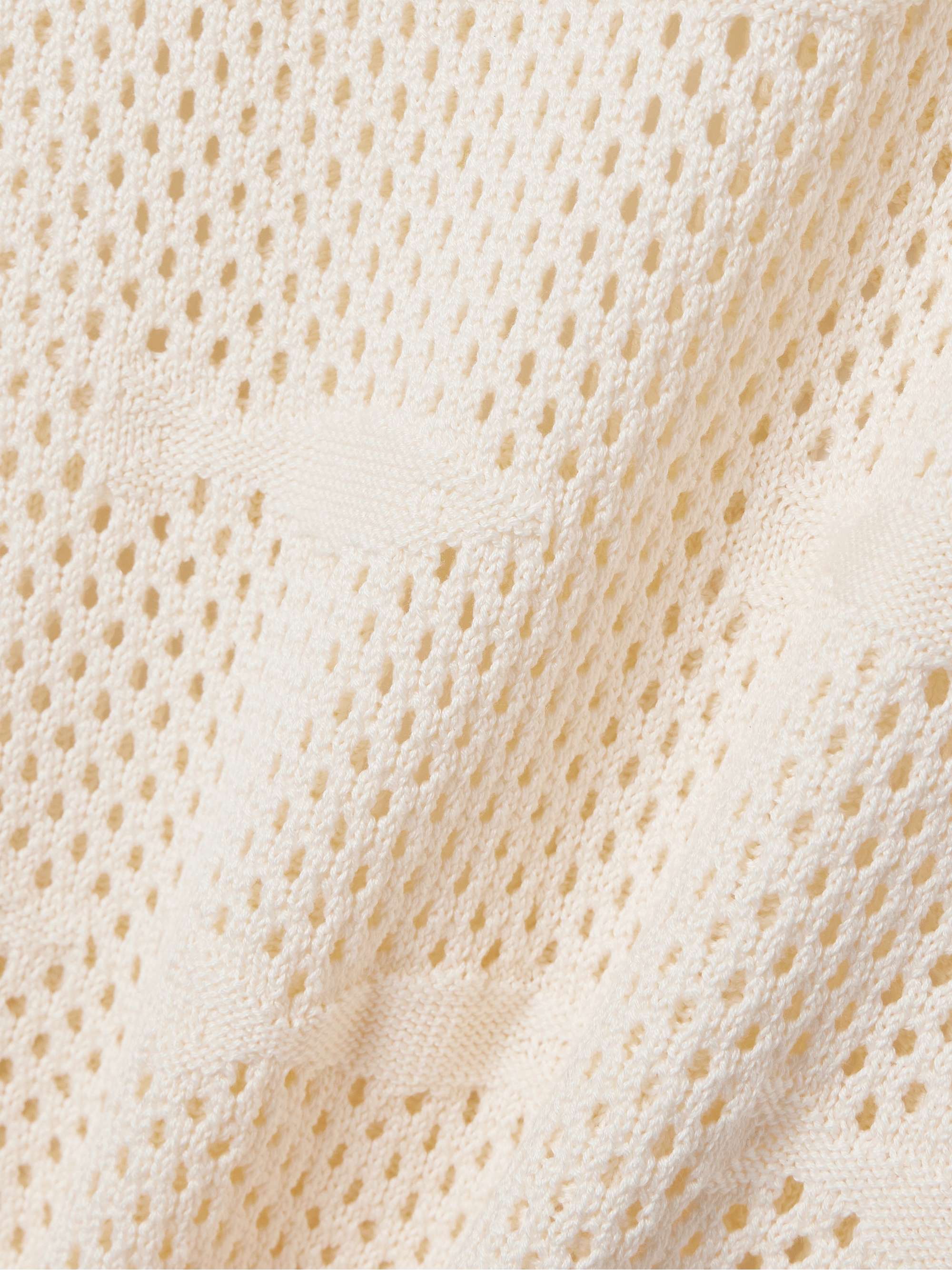 Rio crocheted cotton mini dress view