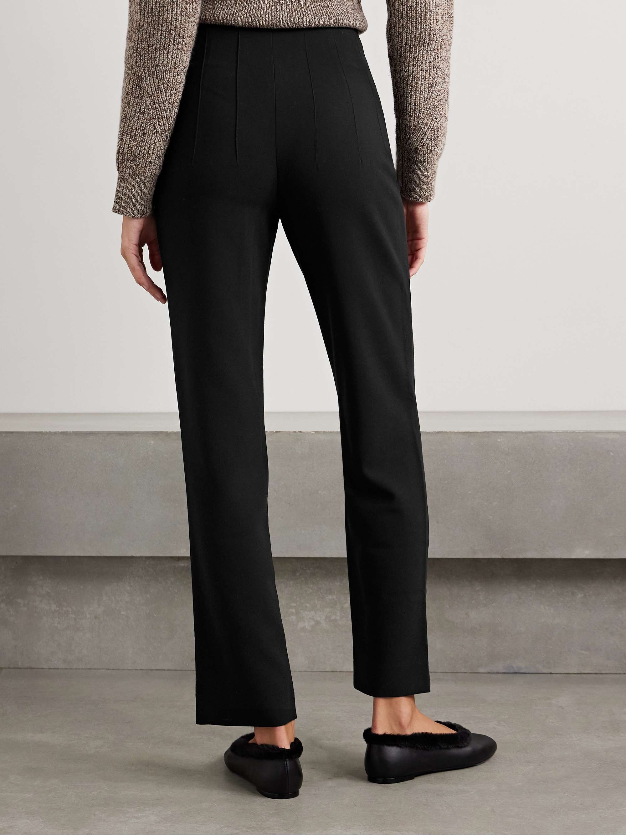 Caleb jersey straight-leg pants view