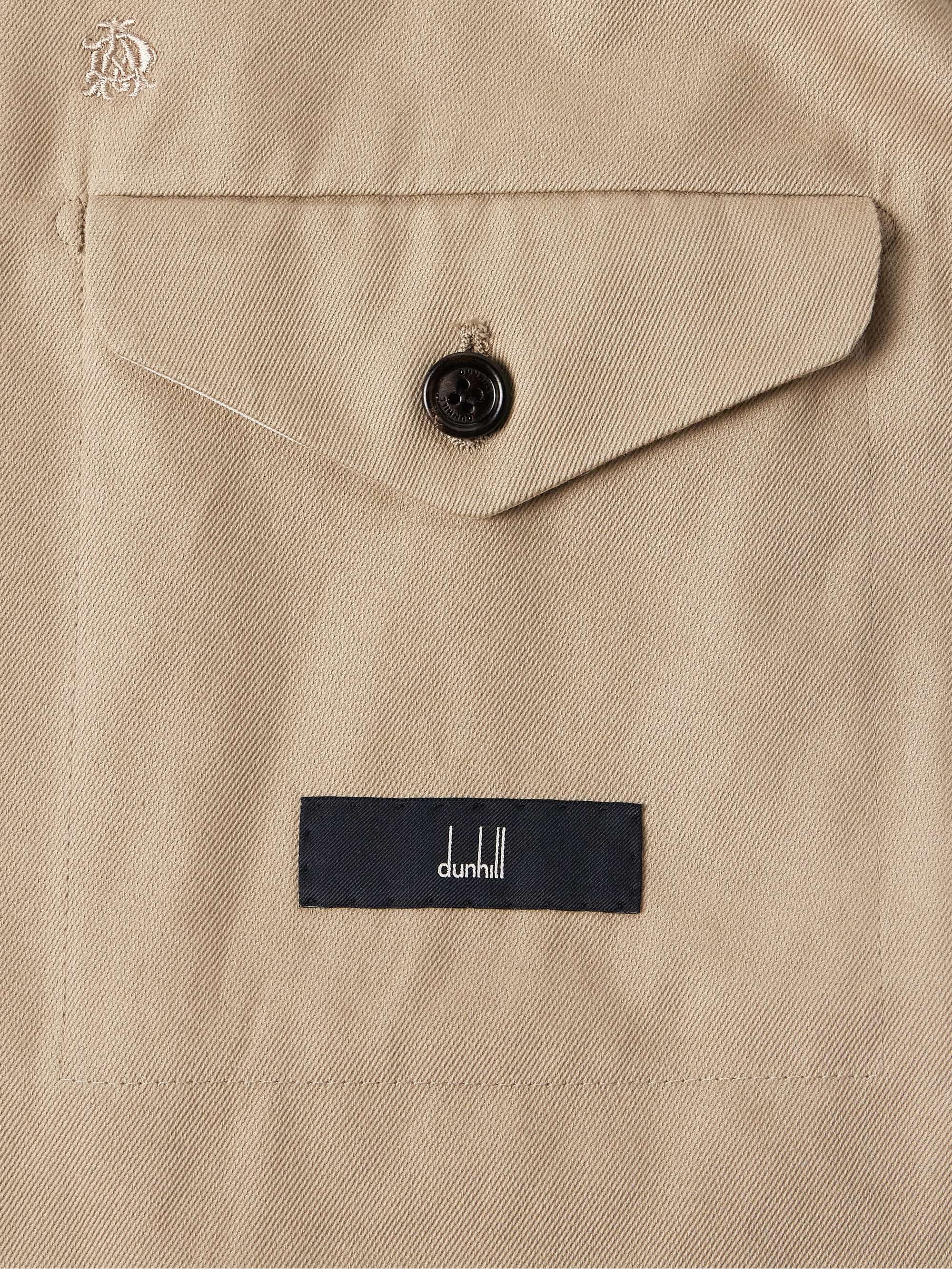 Cavendish Double-Breasted Cotton and Cashmere-Blend Twill Suit Jacket view