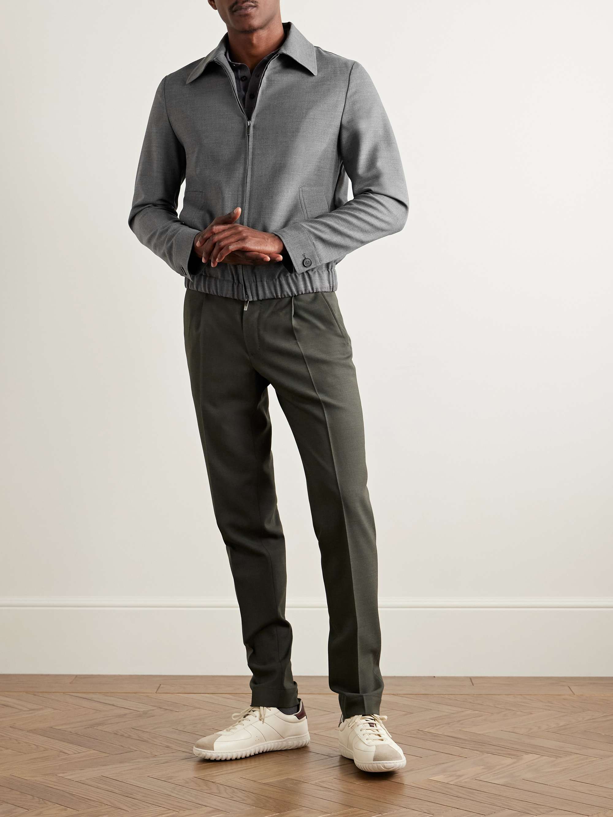 Venezia 1951 Virgin Wool-Blend Blouson Jacket view