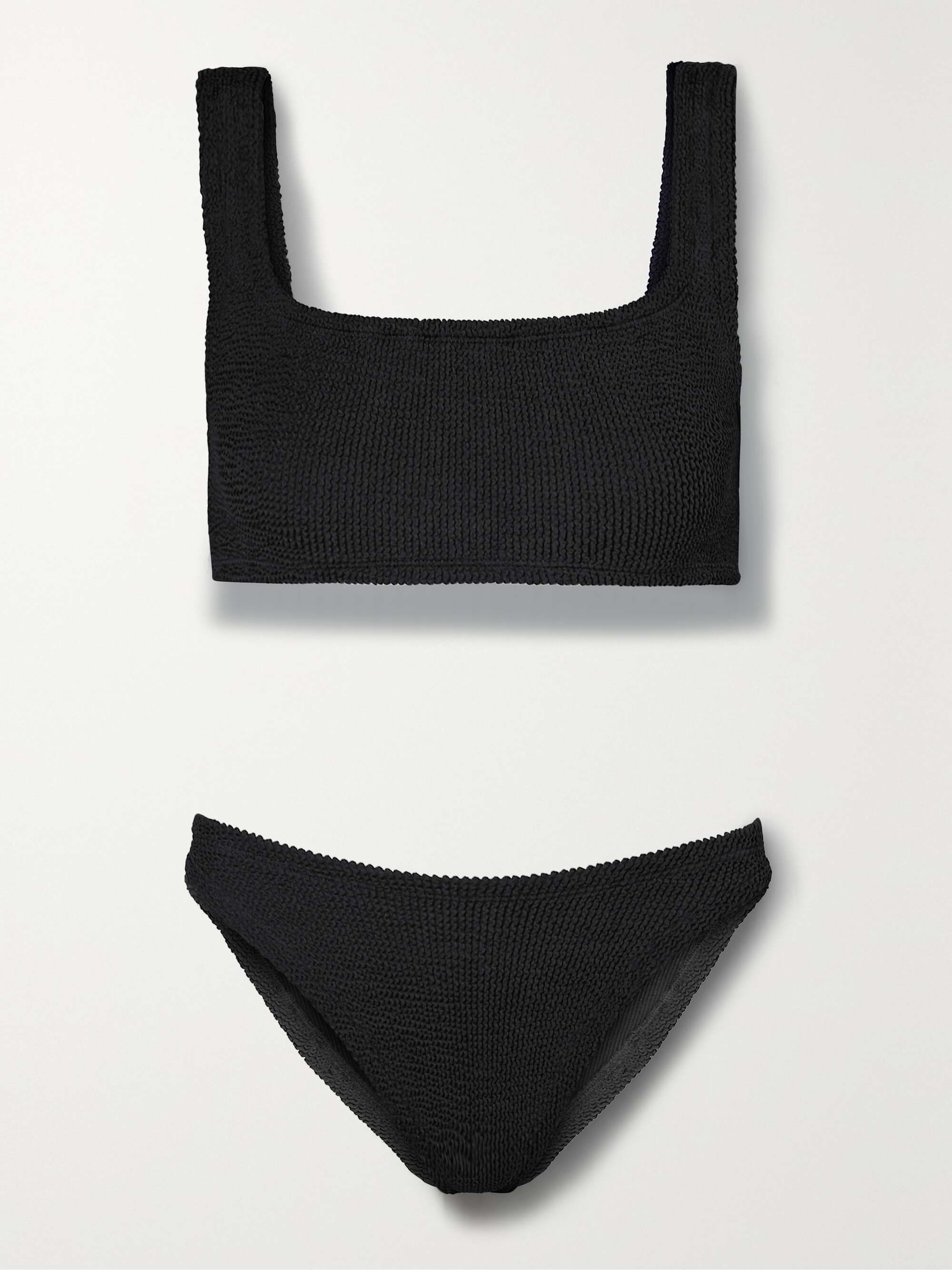 + NET SUSTAIN Xandra seersucker bikini view