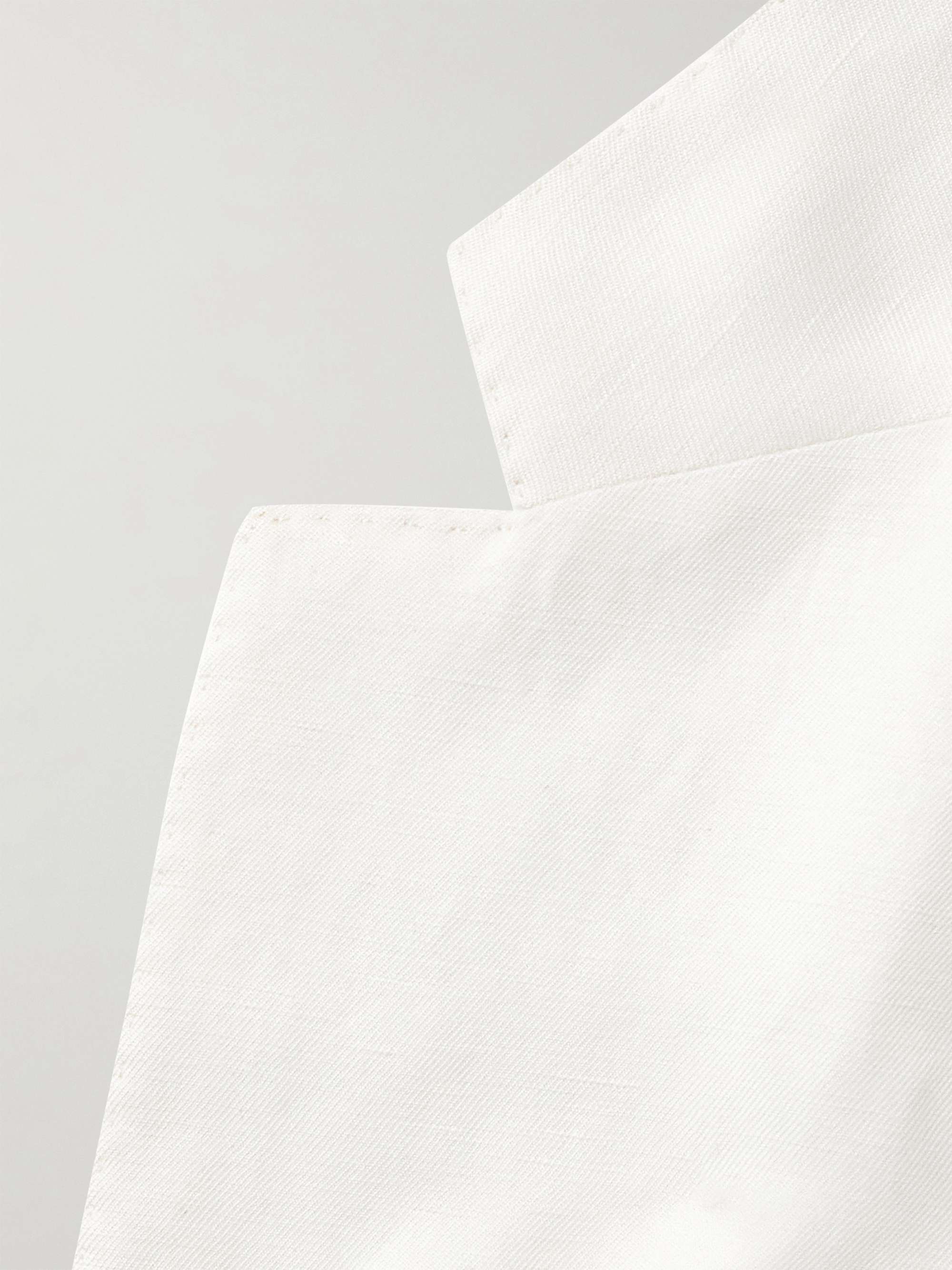 Linen and Silk-Blend Blazer view