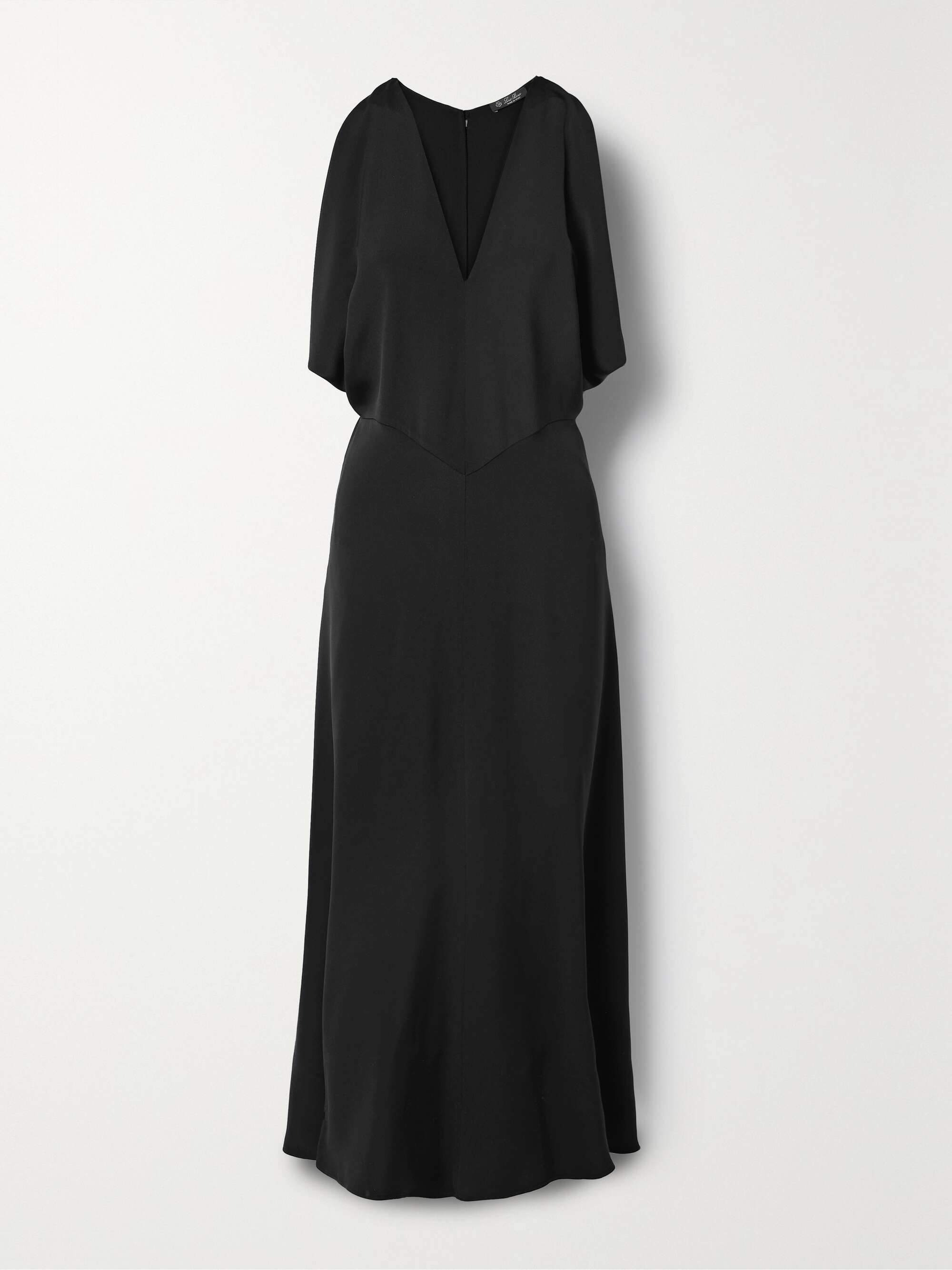 Milena draped silk midi dress view