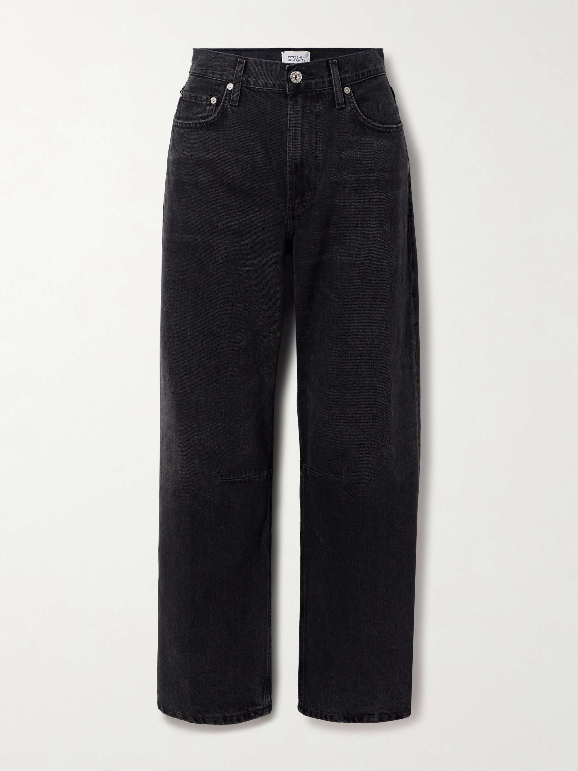 Miro mid-rise barrel-leg jeans view