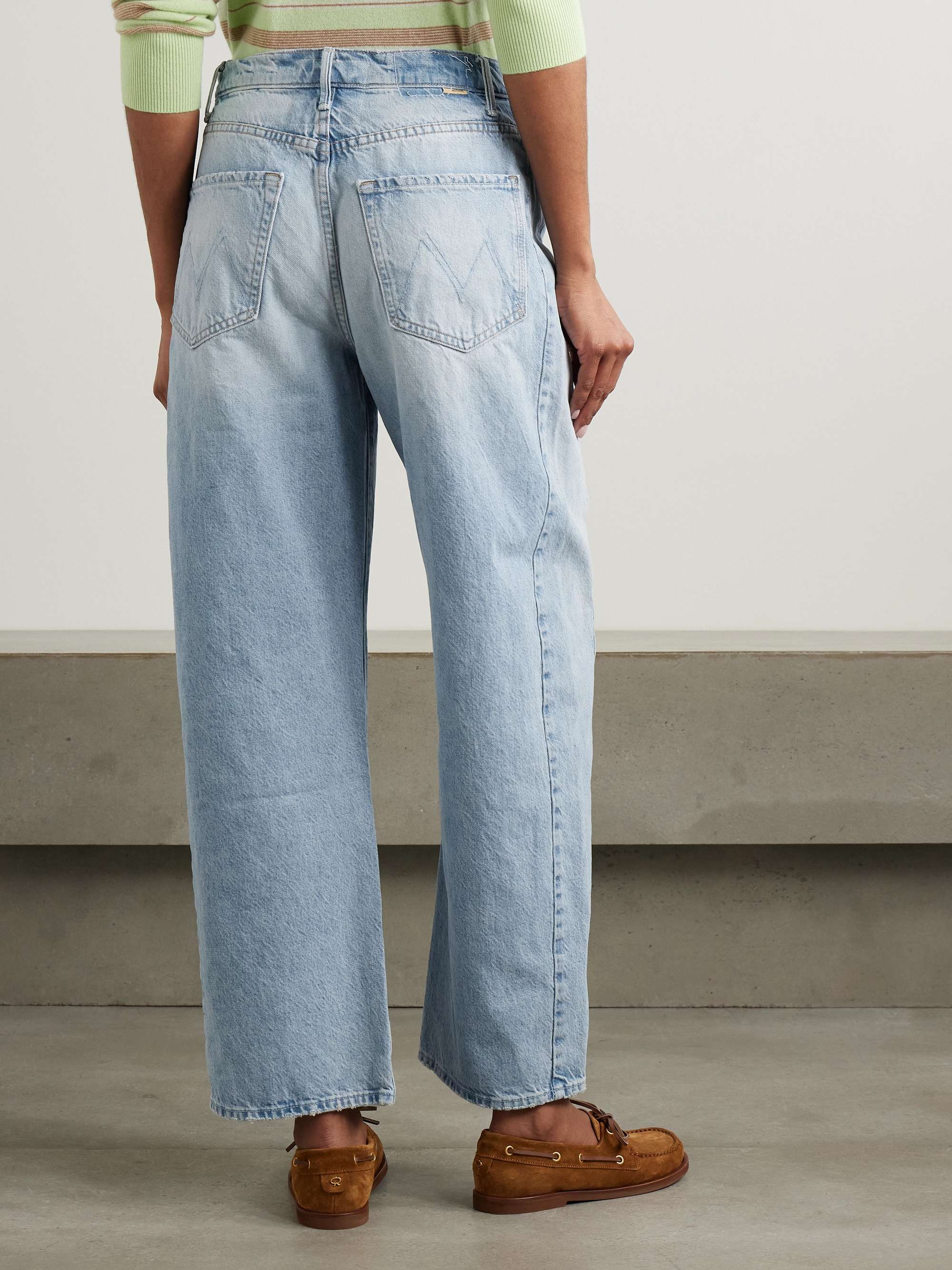 The Full-Pipe Flood high-rise tapered jeans view