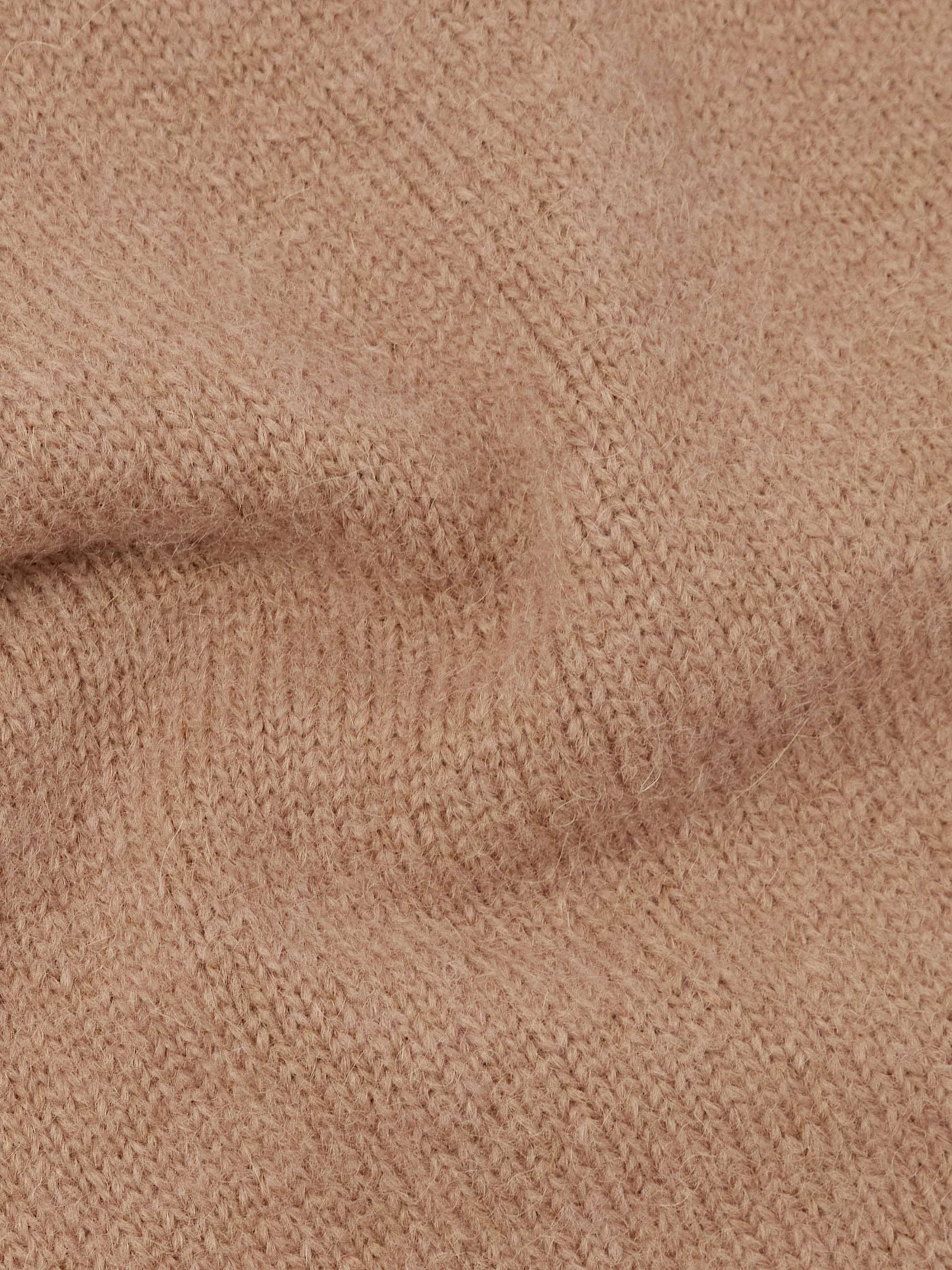 Logo-Jacquard Alpaca-Blend Sweater view