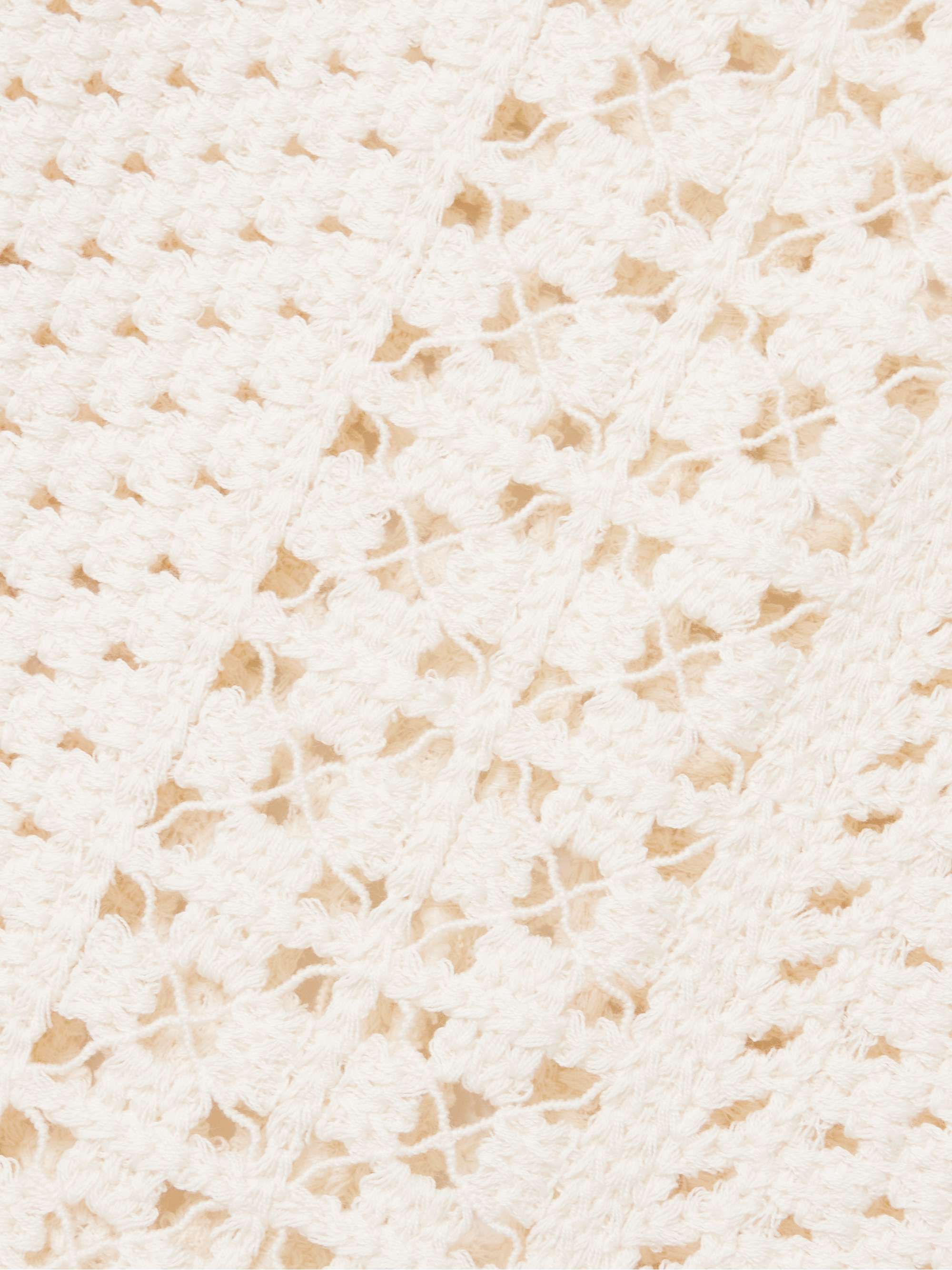 Playa pearl-embellished crocheted cotton maxi dress view