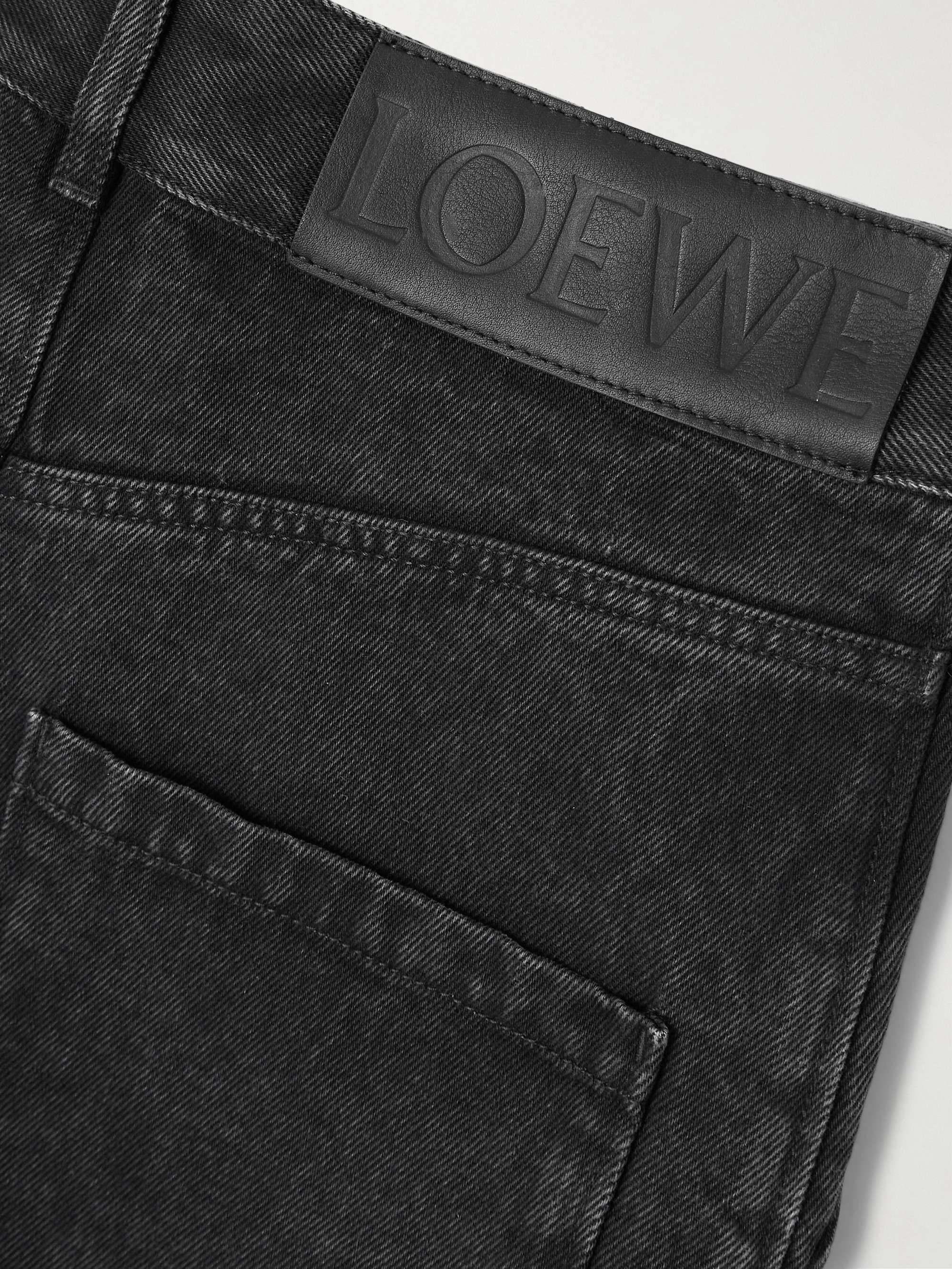 Anagram appliquéd boyfriend jeans view