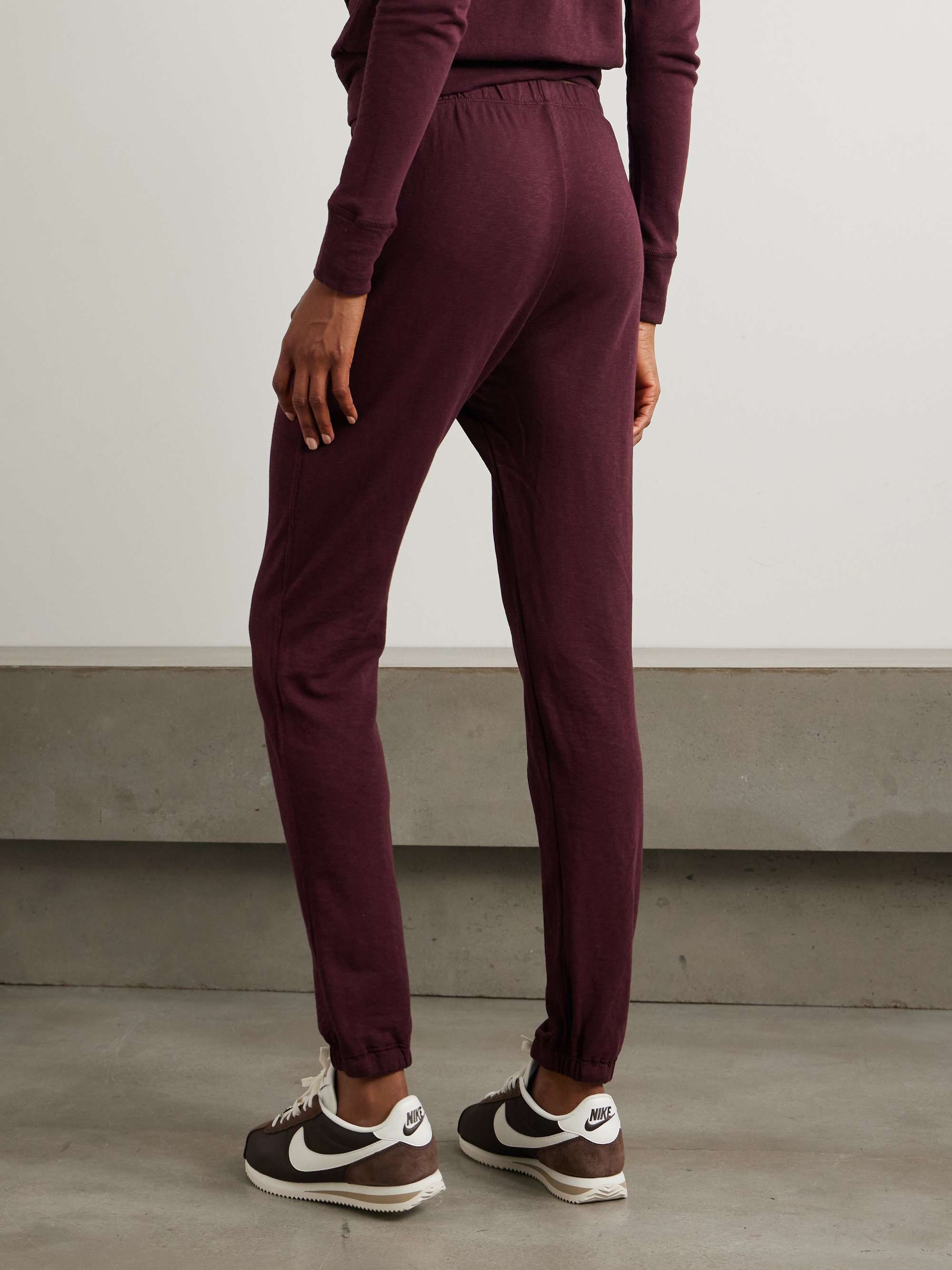 Cotton-jersey track pants view