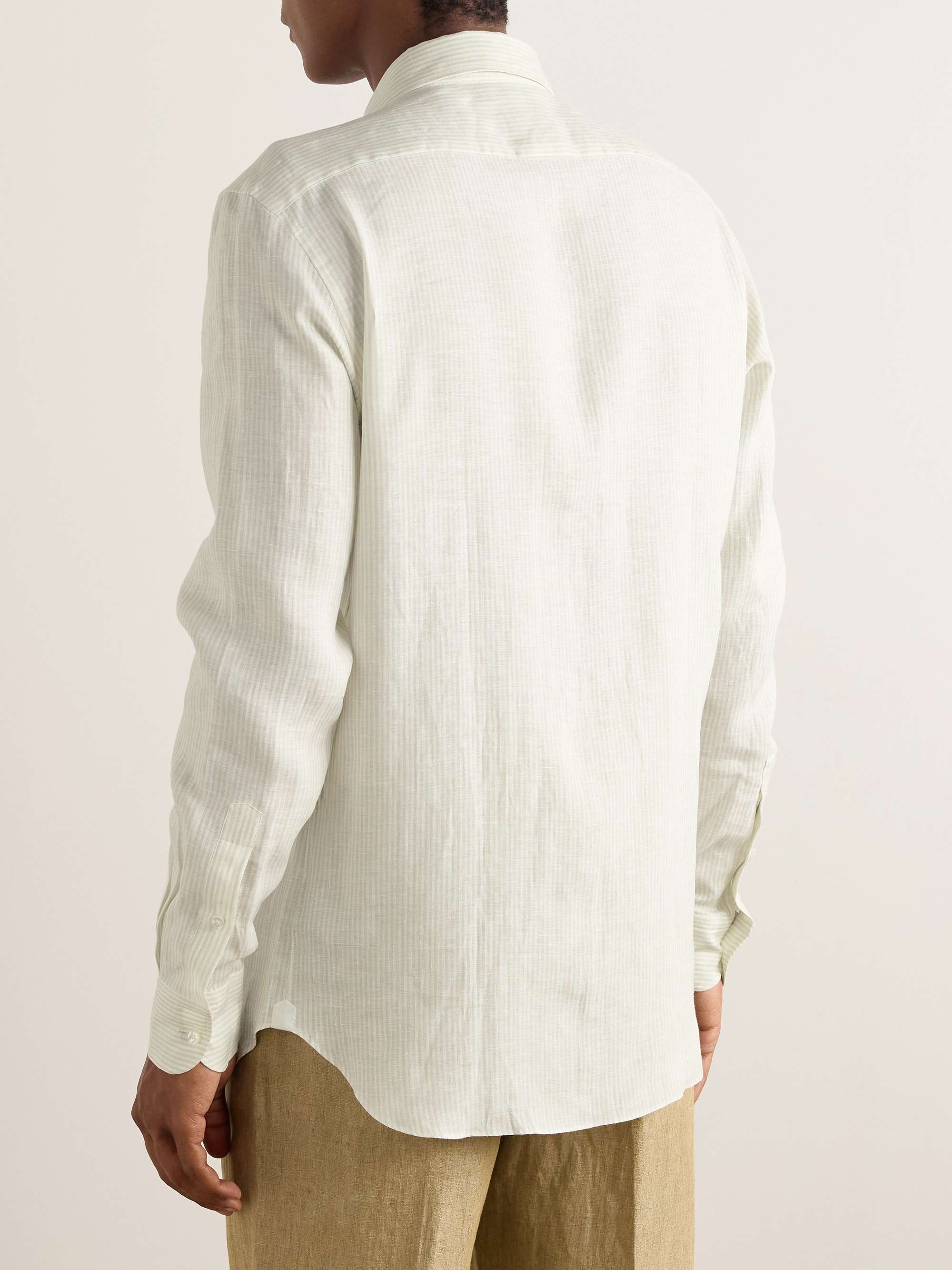 Striped Oasi Linen Shirt view