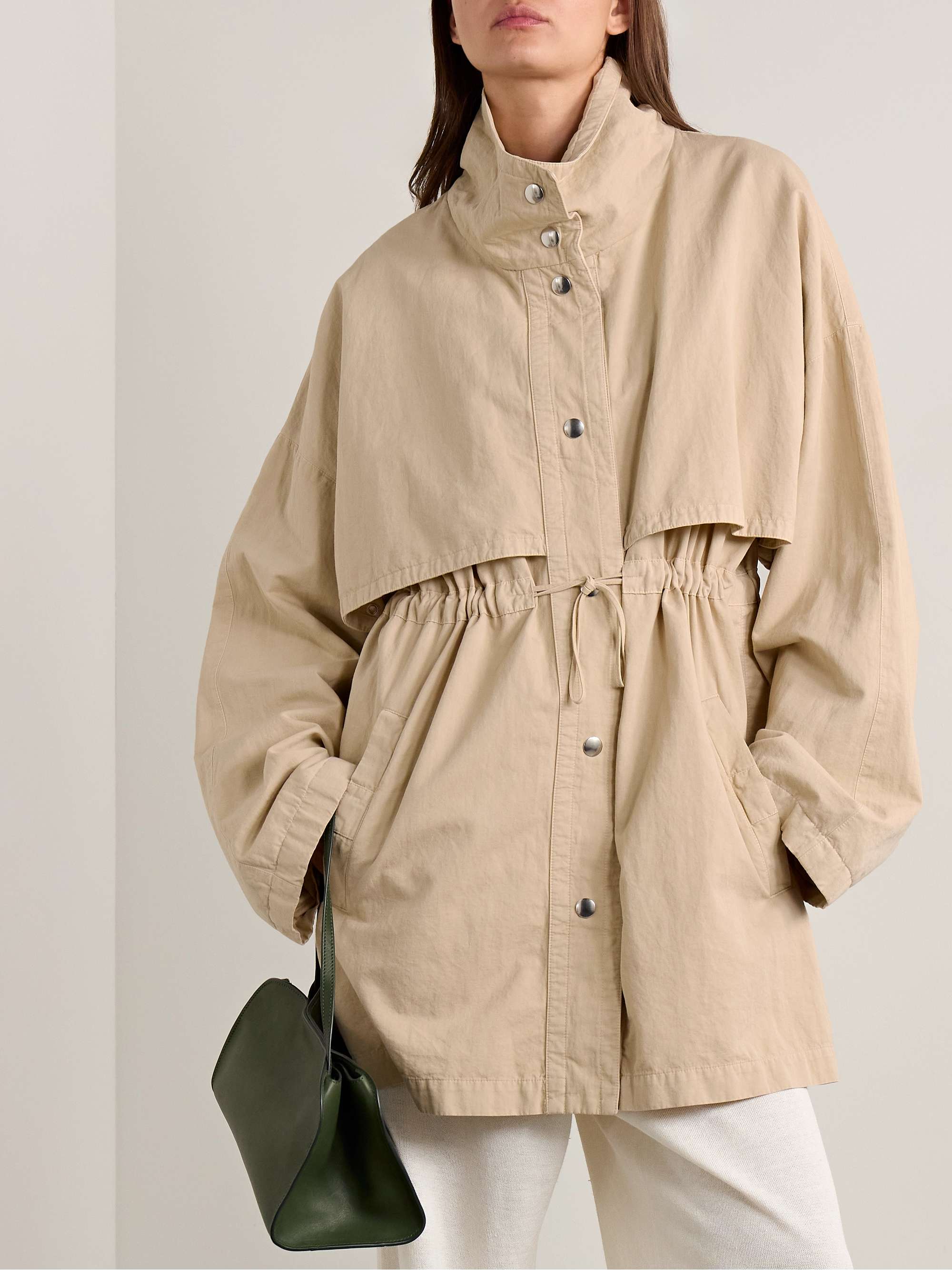 Herbie cotton and linen-blend jacket view