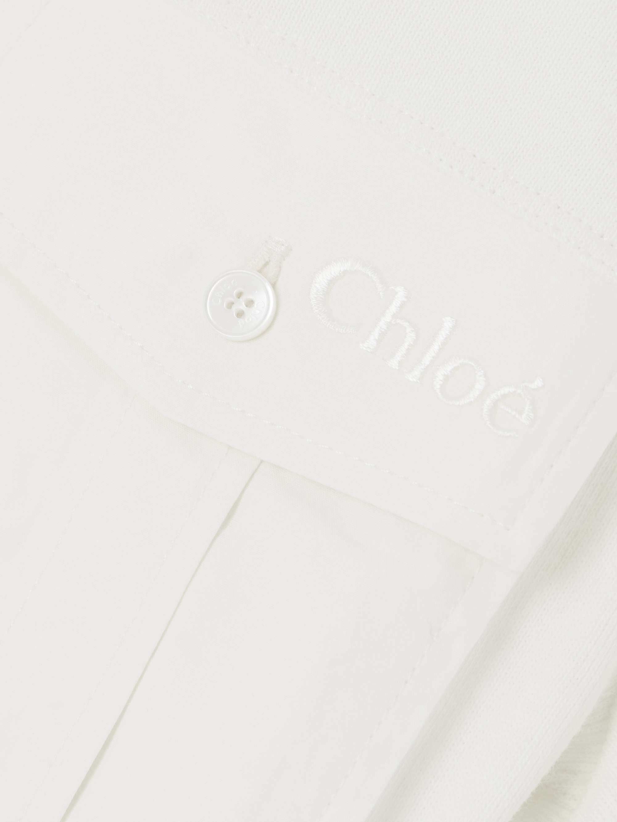 Cotton polo top view