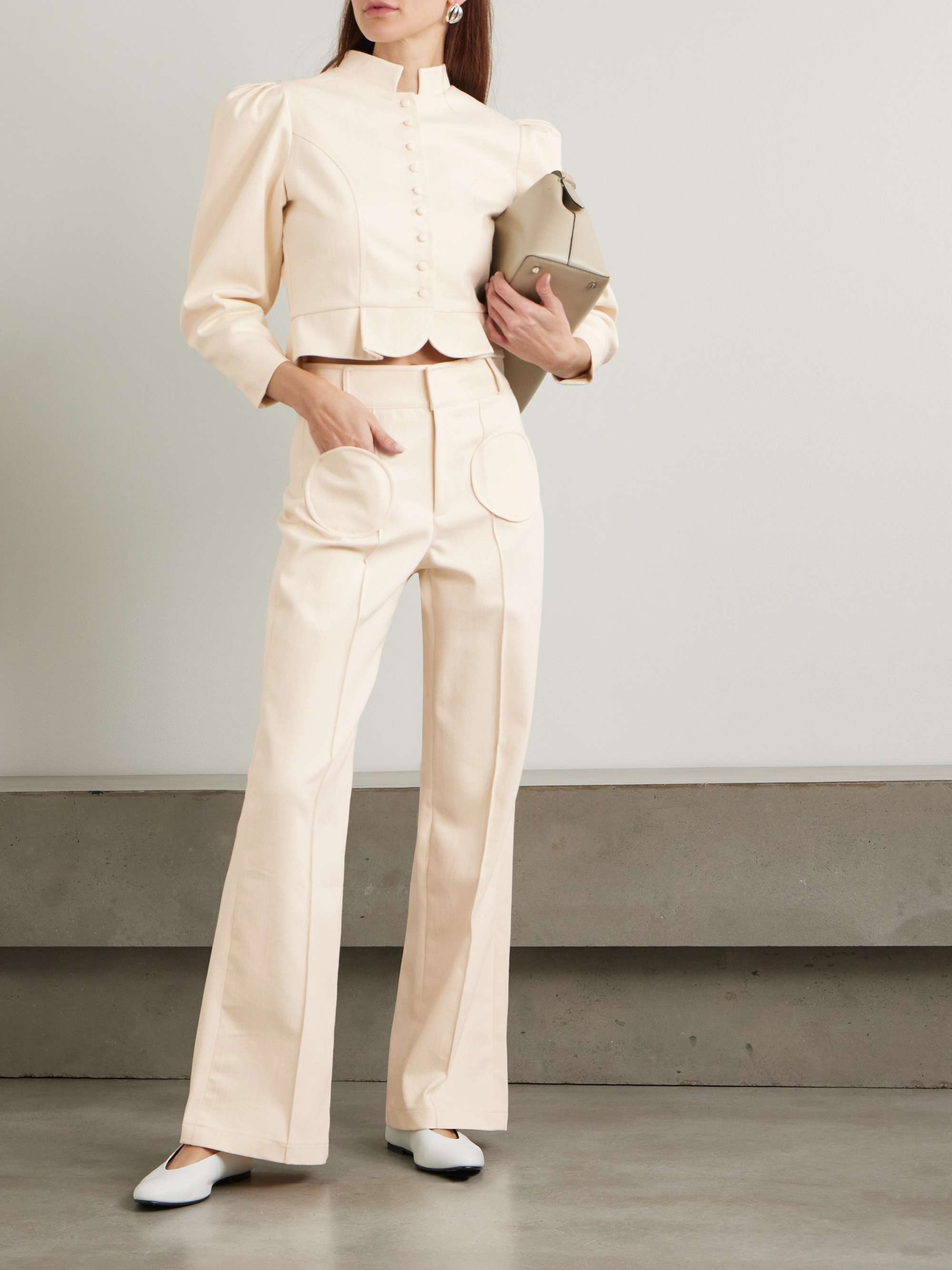 Olafur high-rise straight-leg jeans view